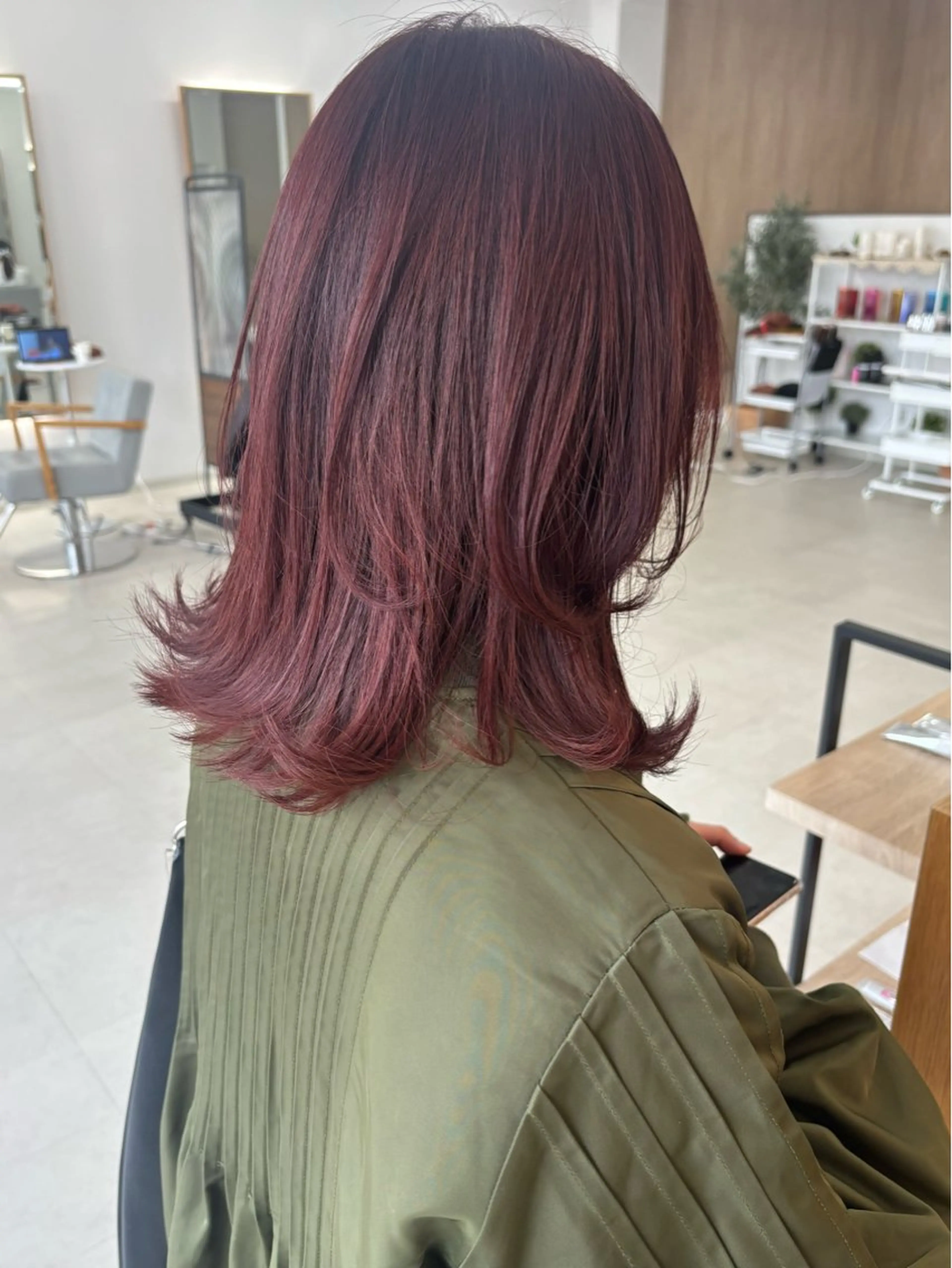 ミディアム レイヤーカット mm‪ ♡ yukaのヘアスタイル