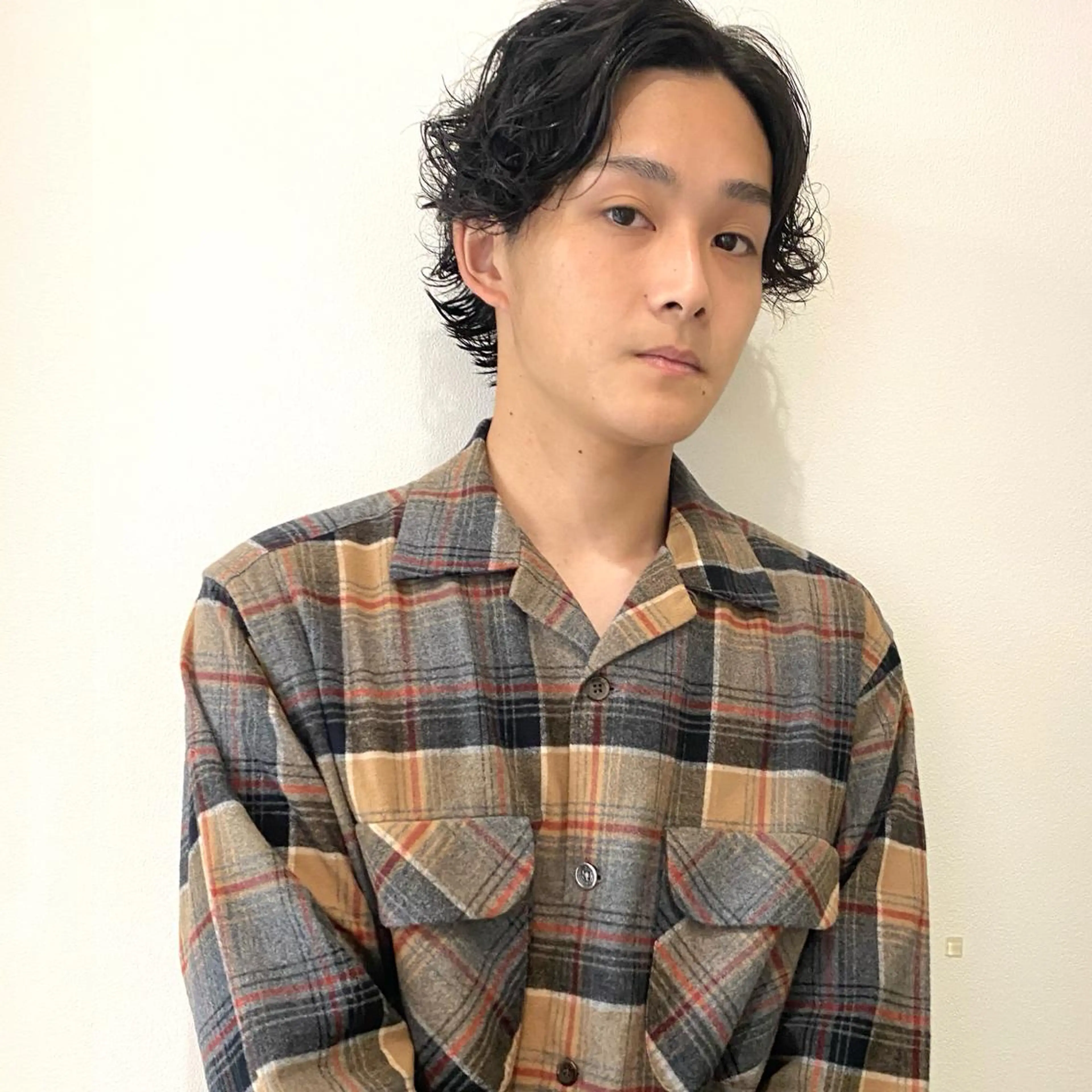 ショート パーマ メンズ カット パーマ 永野 正芳のヘアスタイル