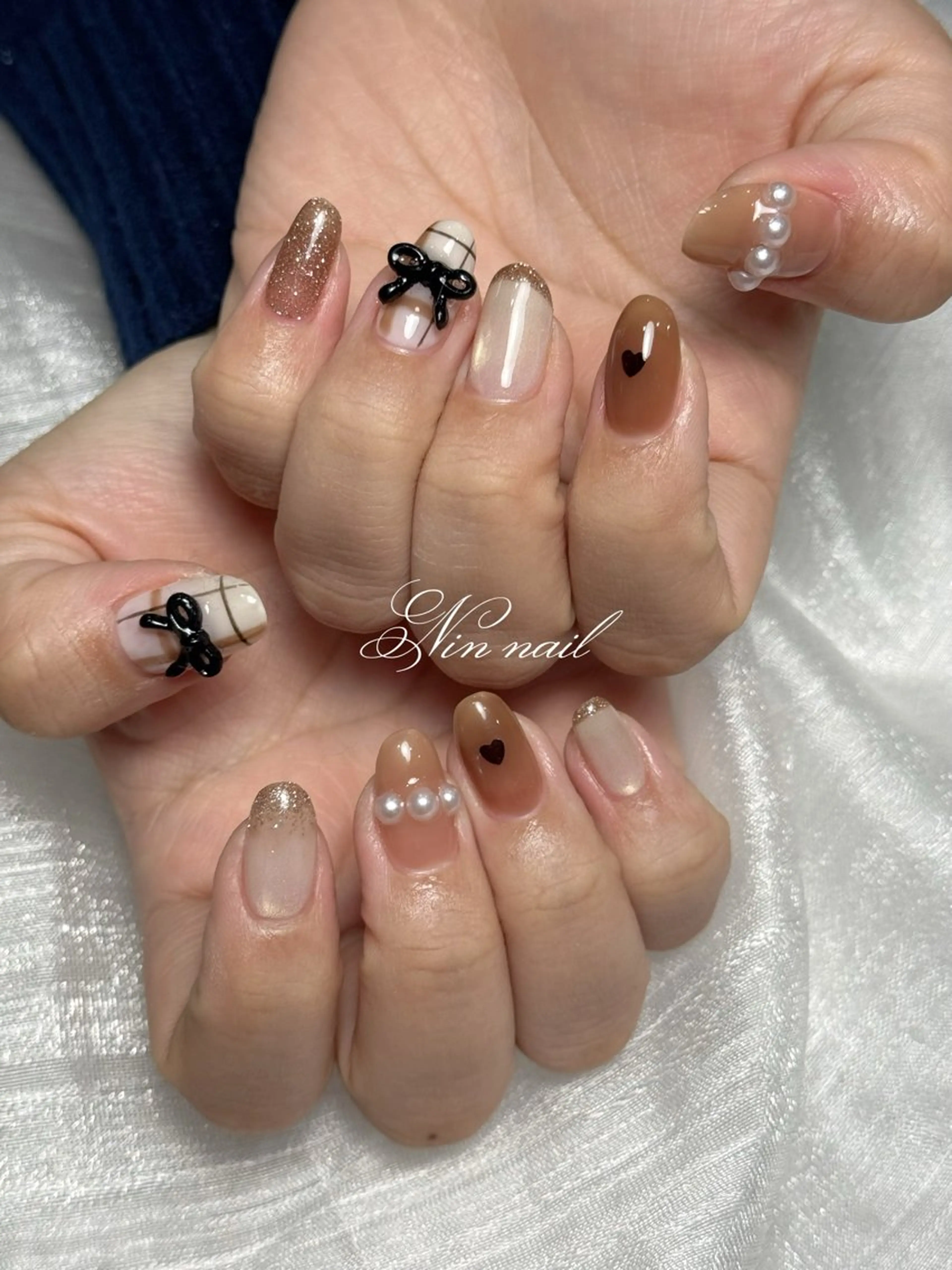 ネイル シンプルネイル ハンドネイル ハンドケア Nin ネイル💅のネイルデザイン