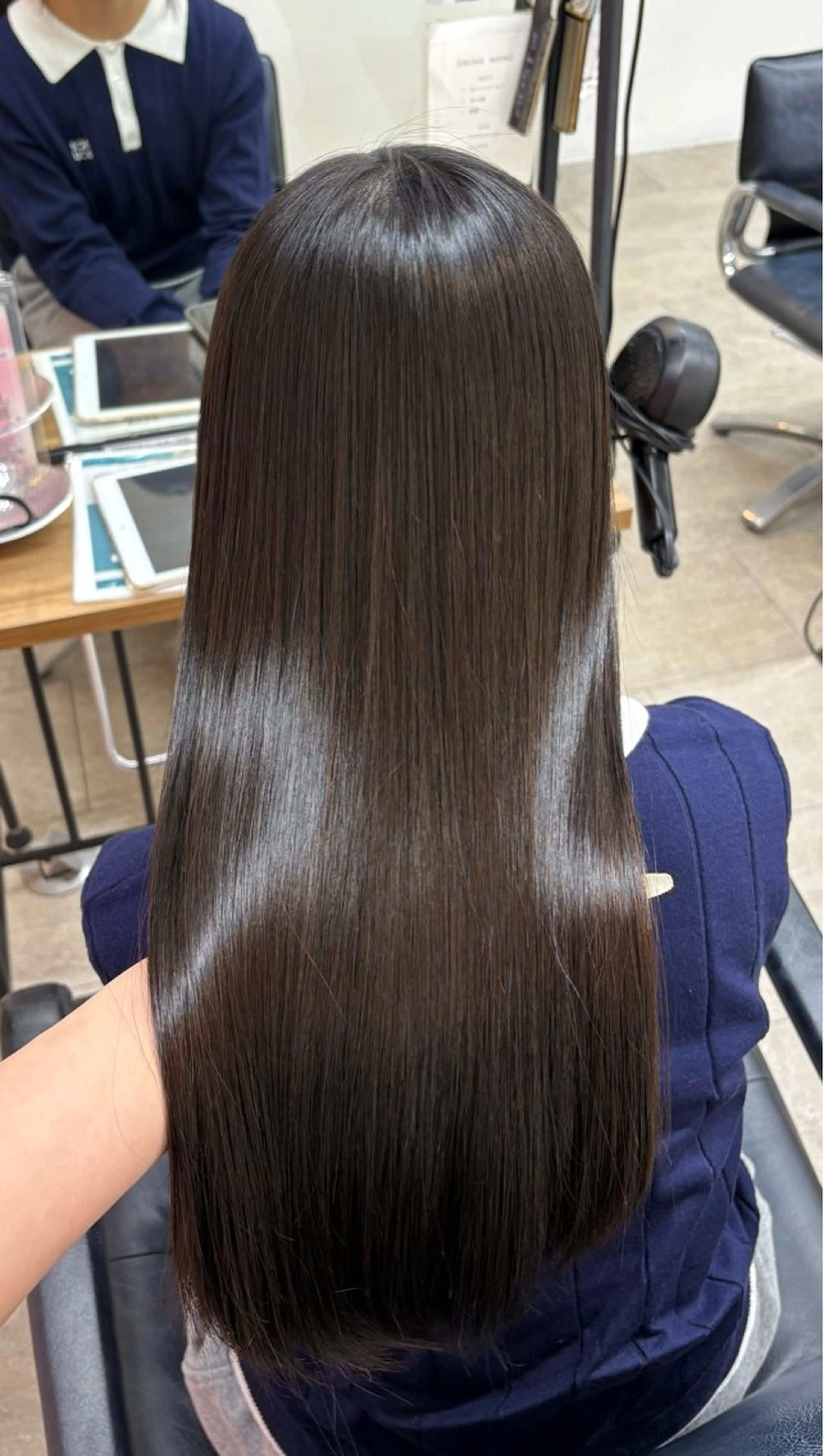 ロング 縮毛矯正 縮毛矯正 HASHI AYAKAのヘアスタイル