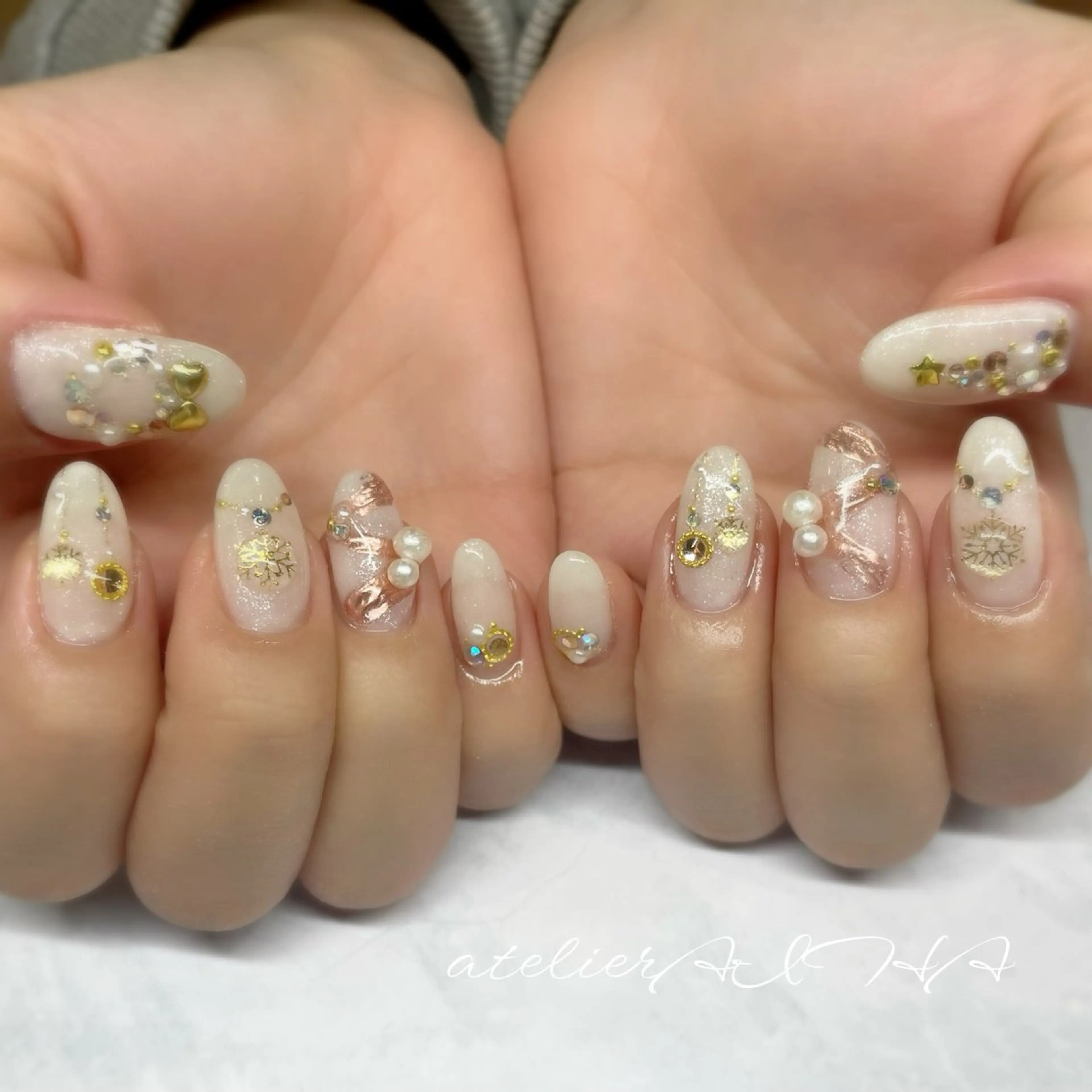 ネイル ハンドネイル アトリエAIHA★ フィルイン推奨サロンのネイルデザイン