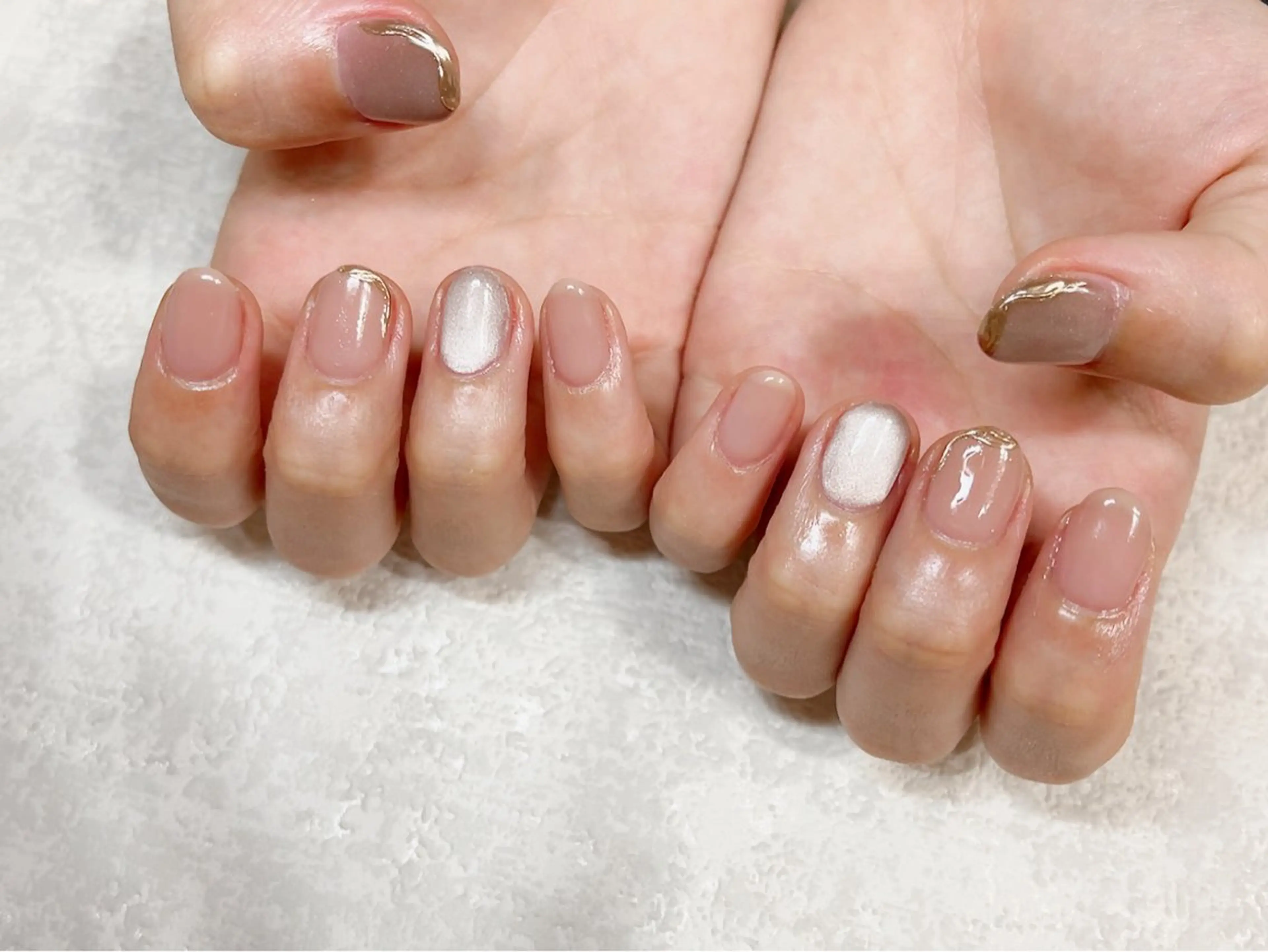 ネイル ジェルネイル メンズネイル オフィスネイル パラジェル 春ネイル ハンドネイル kikinail 溝の口のネイルデザイン