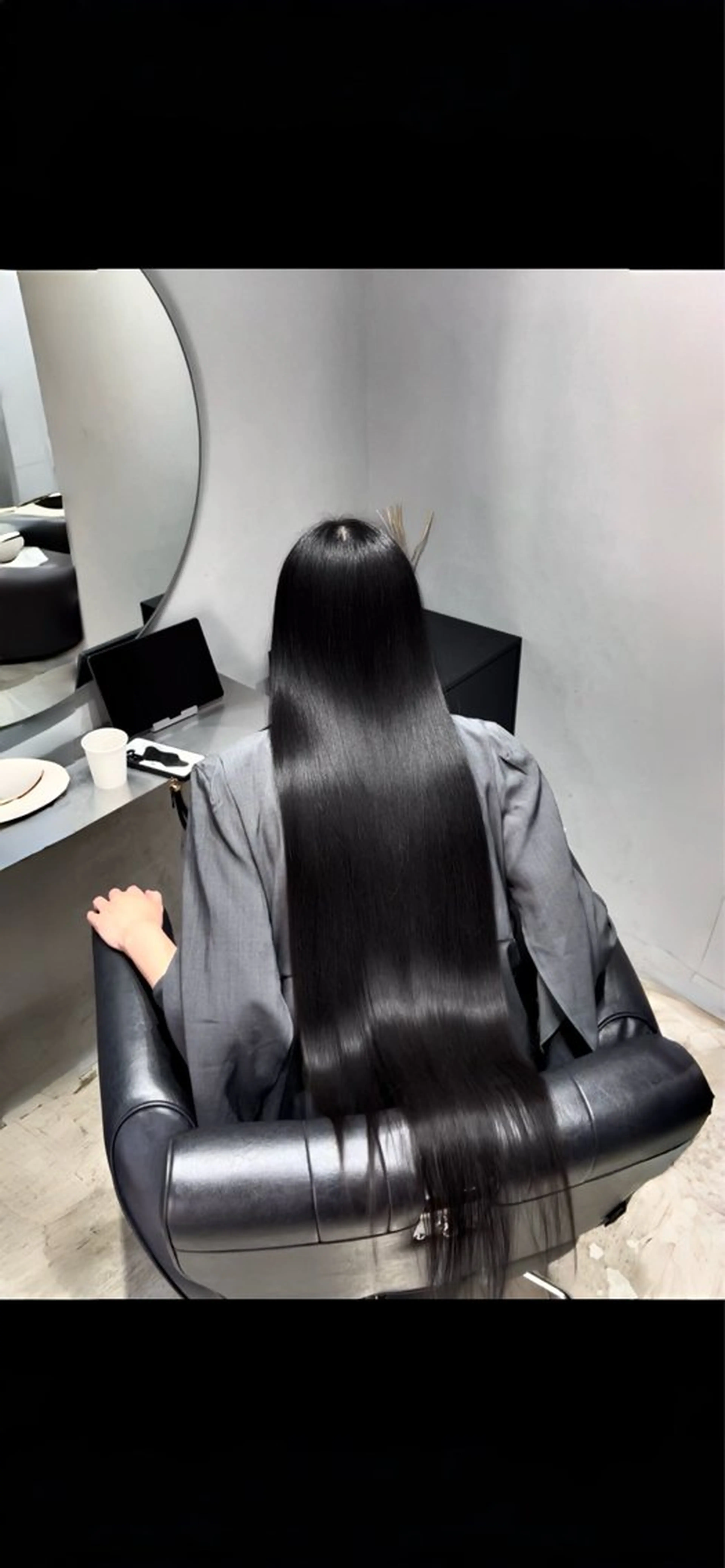 ロング カラー カット ヘアカラー トリートメント ワンホン×韓国/ 髪質改善/itaruのヘアスタイル