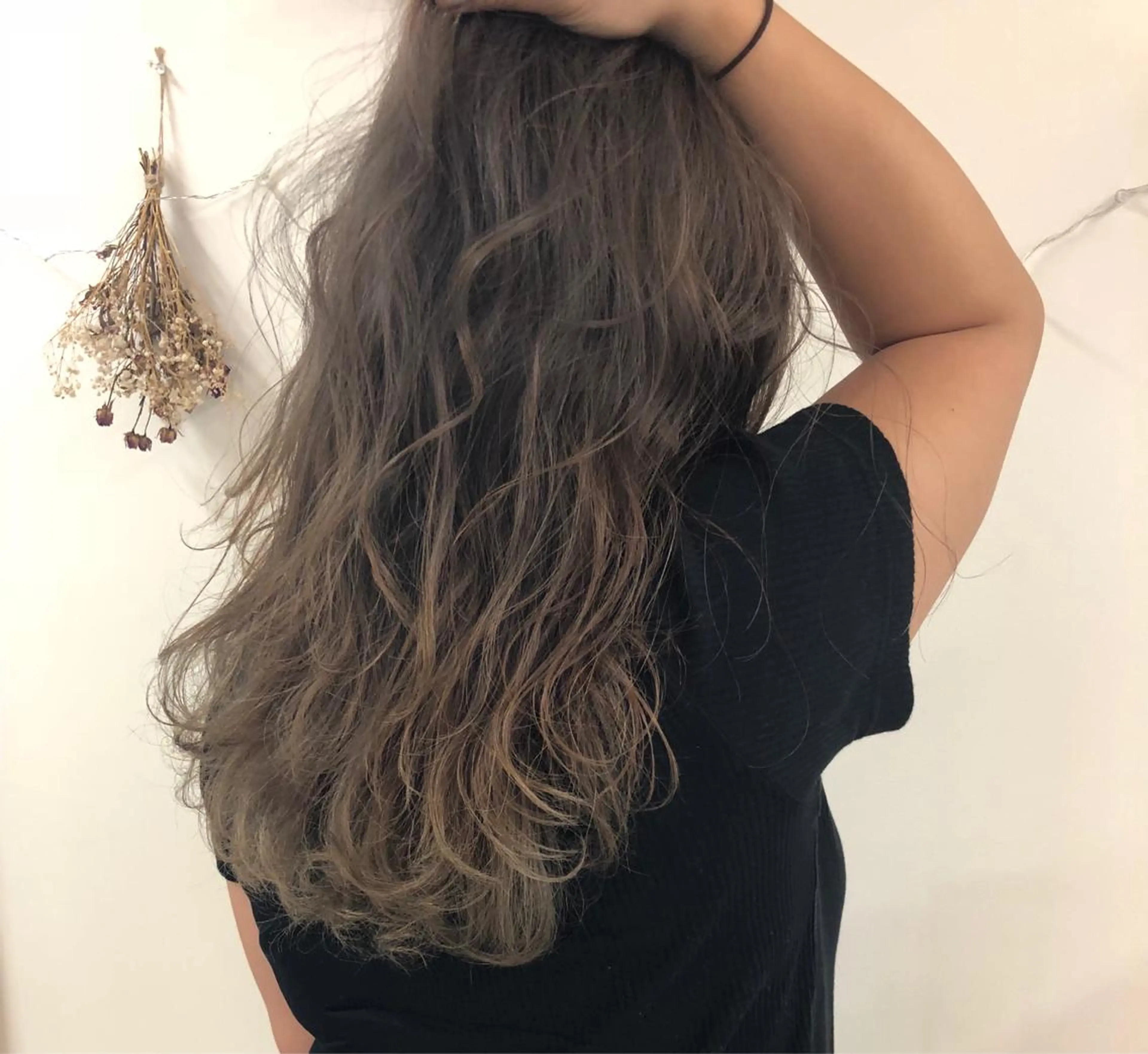 ロング カラー タナカ タクヤのヘアスタイル