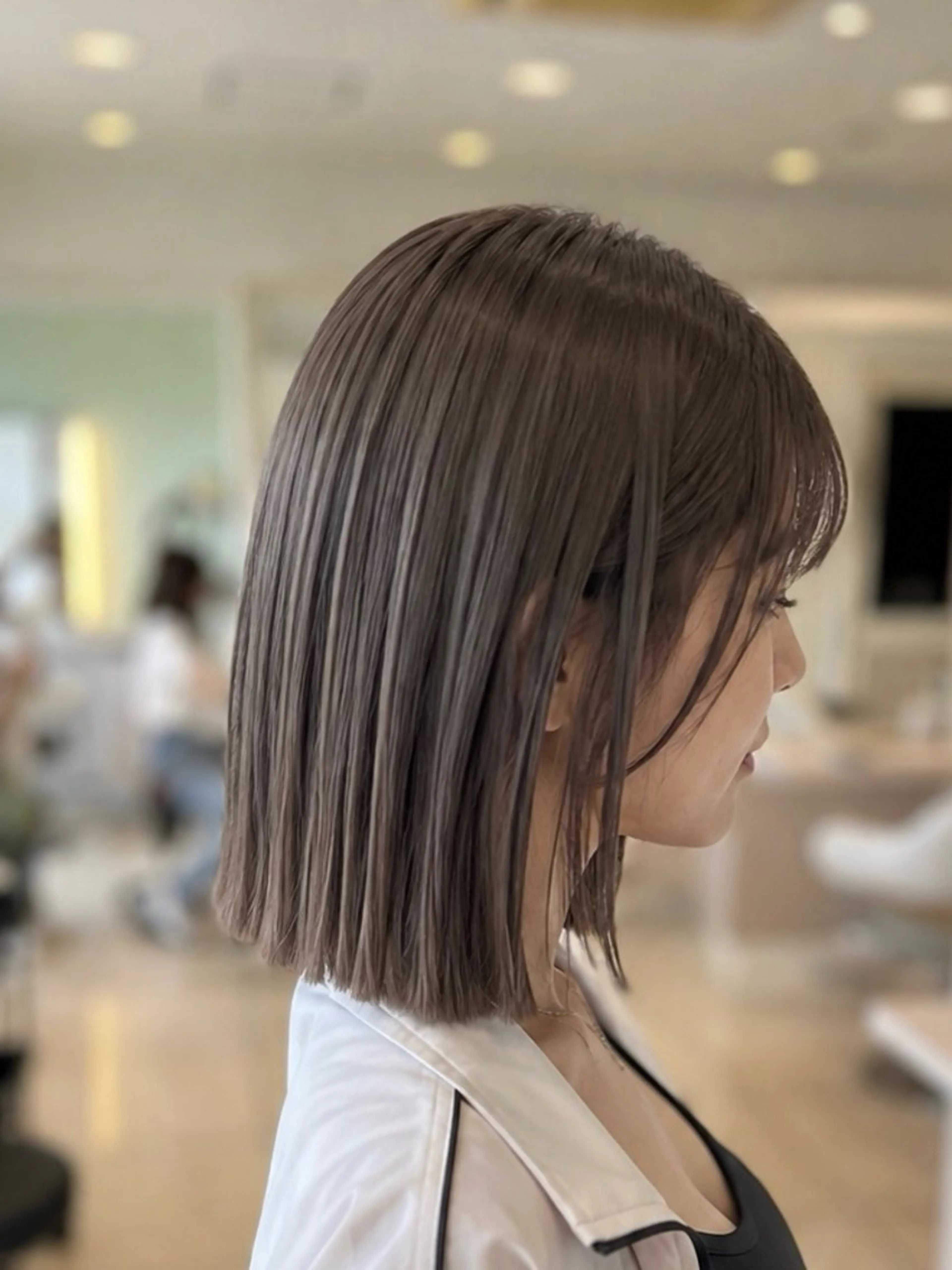 ミディアム カラー カット ヘアカラー トリートメント 金子 直樹のヘアスタイル