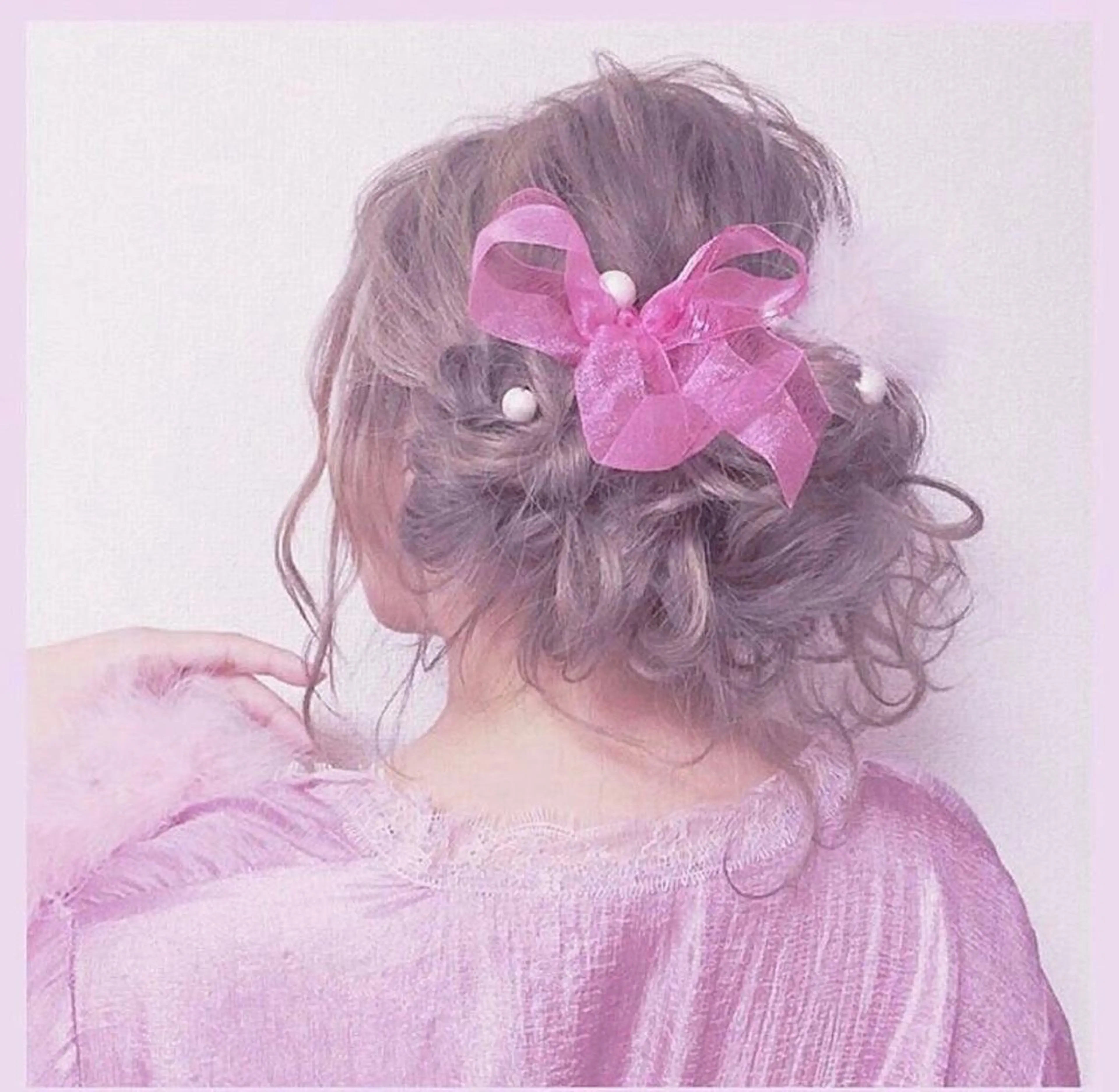 セミロング ヘアアレンジ 錦糸町駅前サロン🎀 髪質改善千早のヘアスタイル