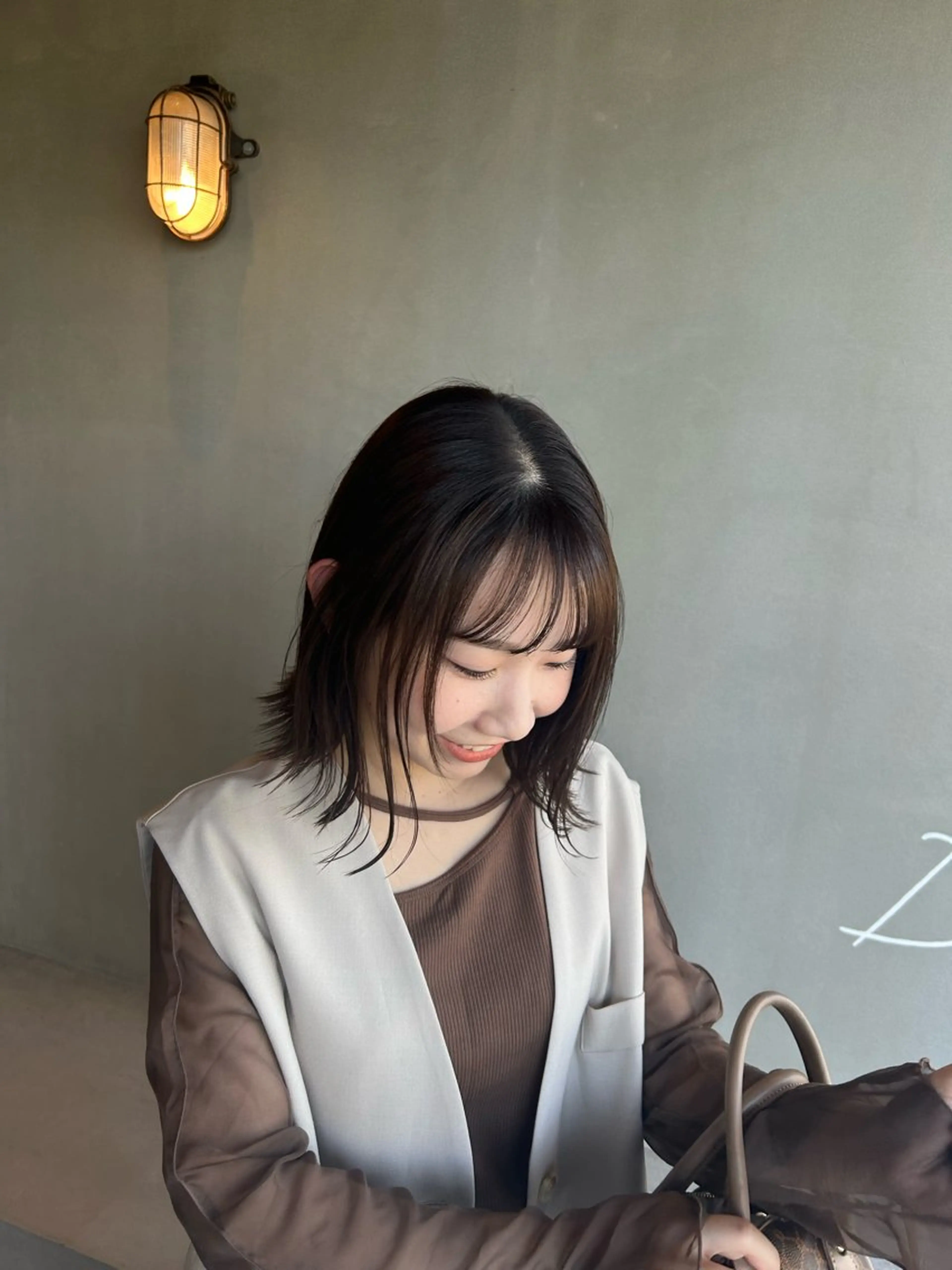 ミディアム カラー カット ヘアカラー トリートメント 野田阪神/暖色カラー Kairi🐬のヘアスタイル