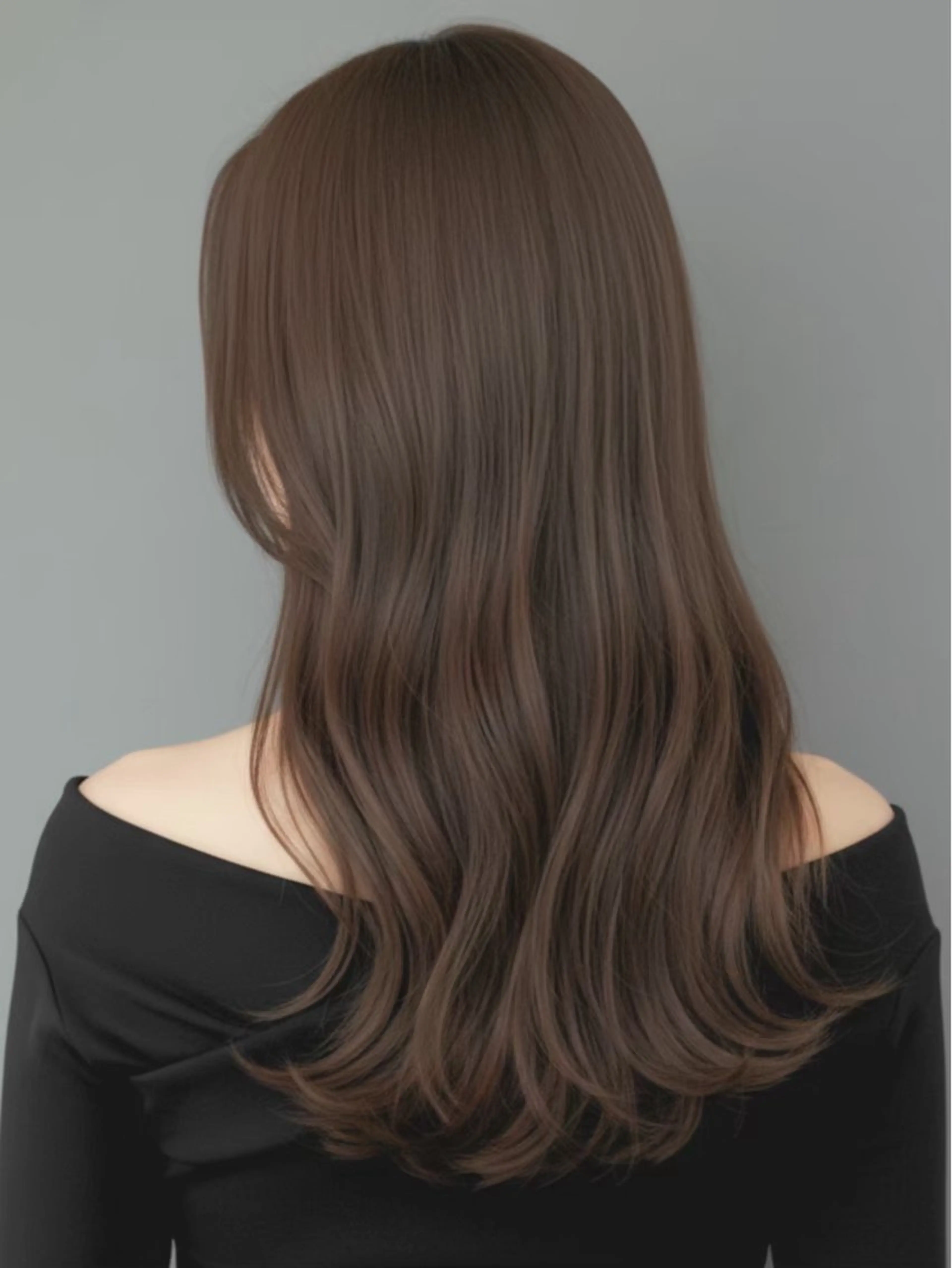 ロング カラー 中澤 來美のヘアスタイル
