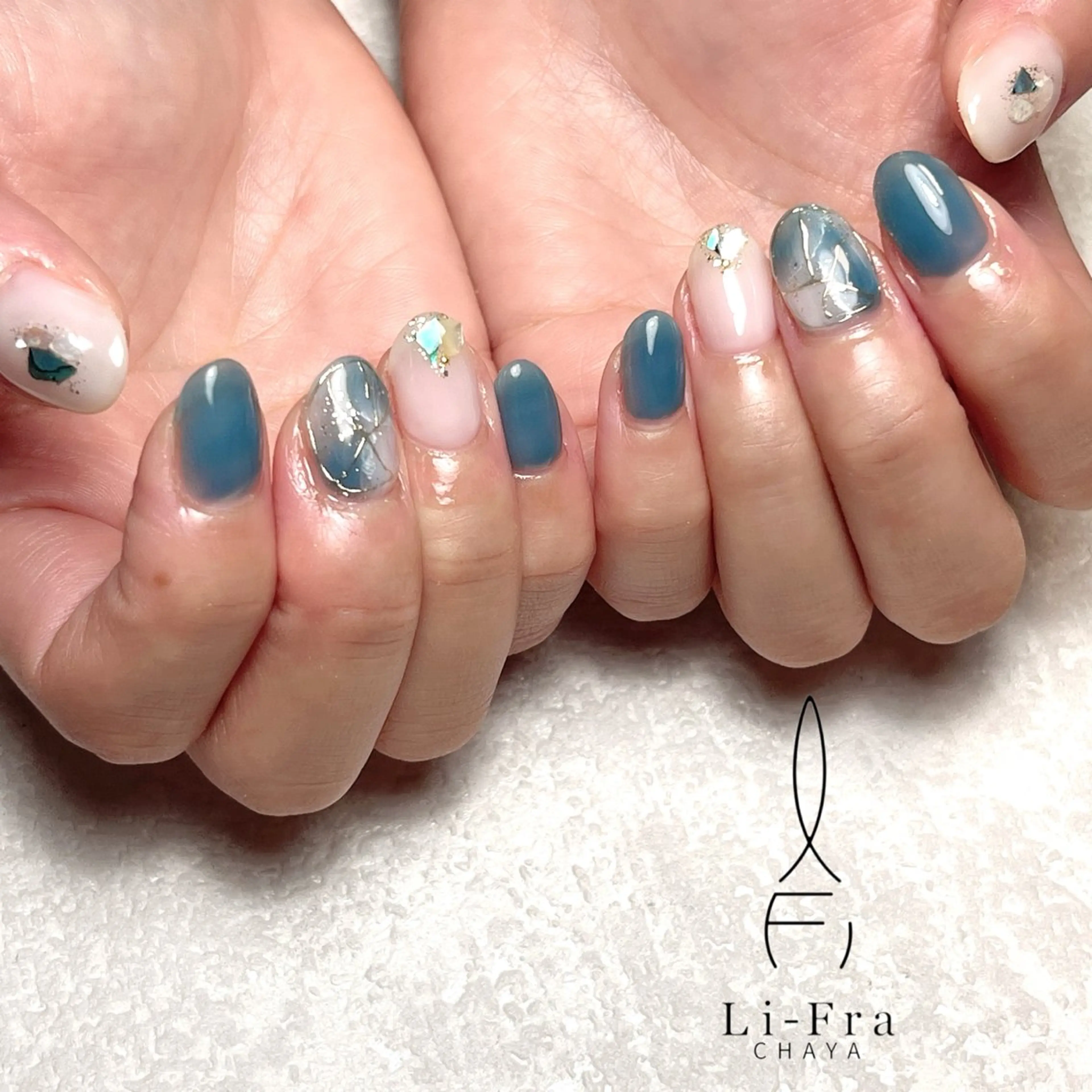 ネイル ハンドネイル フットネイル Li-Fra JINNOのネイルデザイン