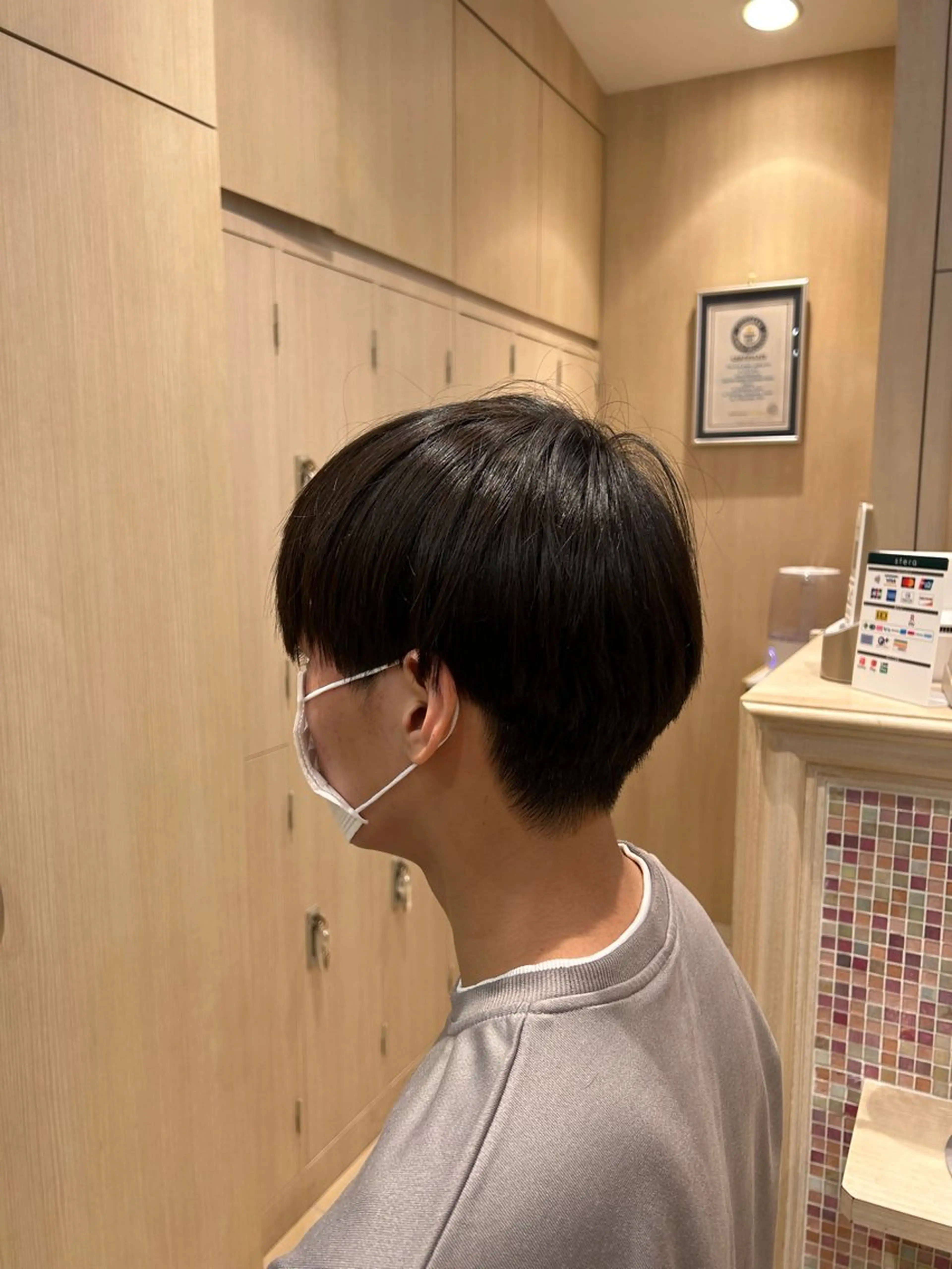 パーマ メンズ ダウンパーマ メンズパーマ カット パーマ 山田 桃華のヘアスタイル