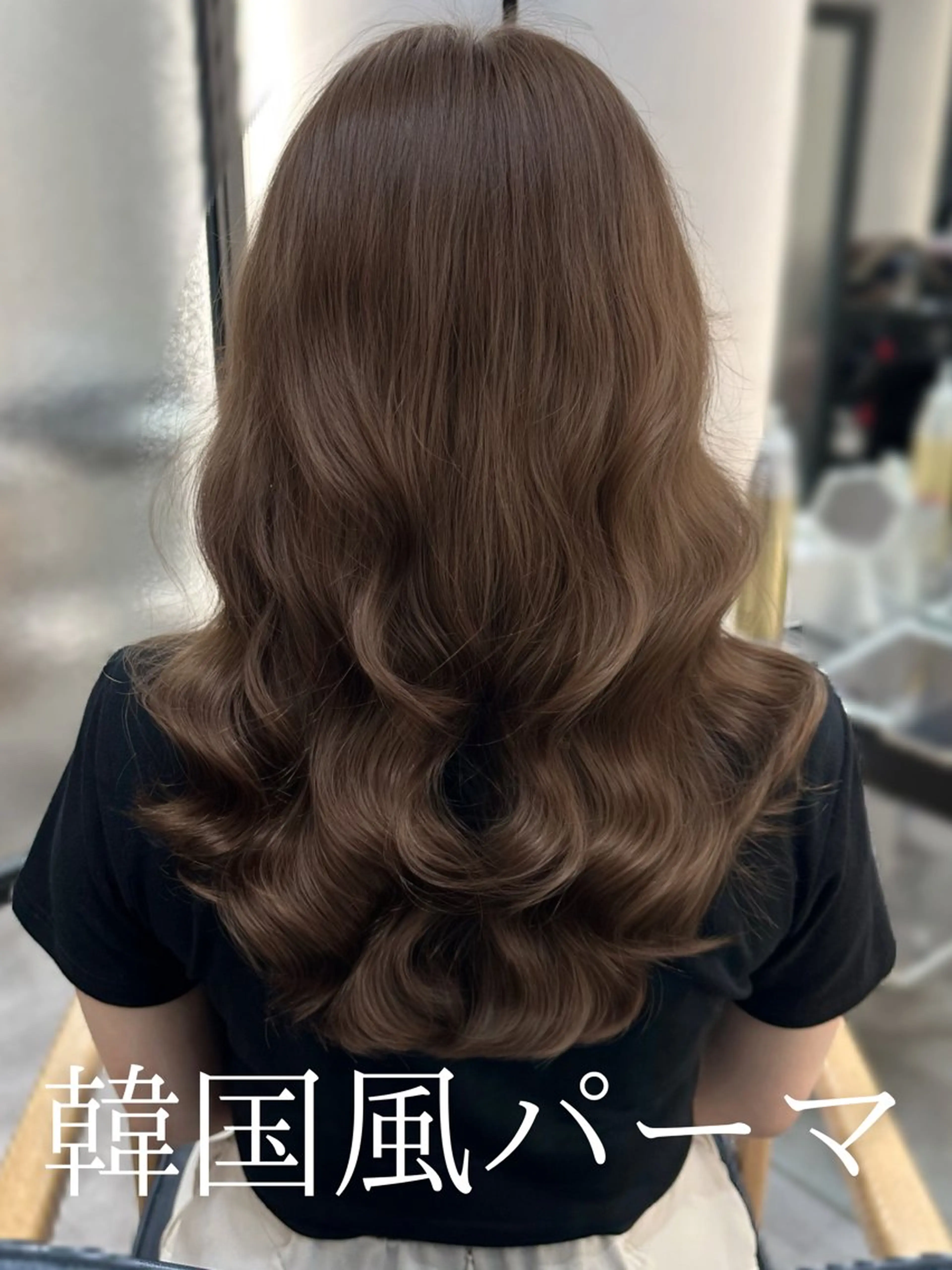 セミロング 韓国風パーマ/ 韓国ヘア/大森千寛のヘアスタイル