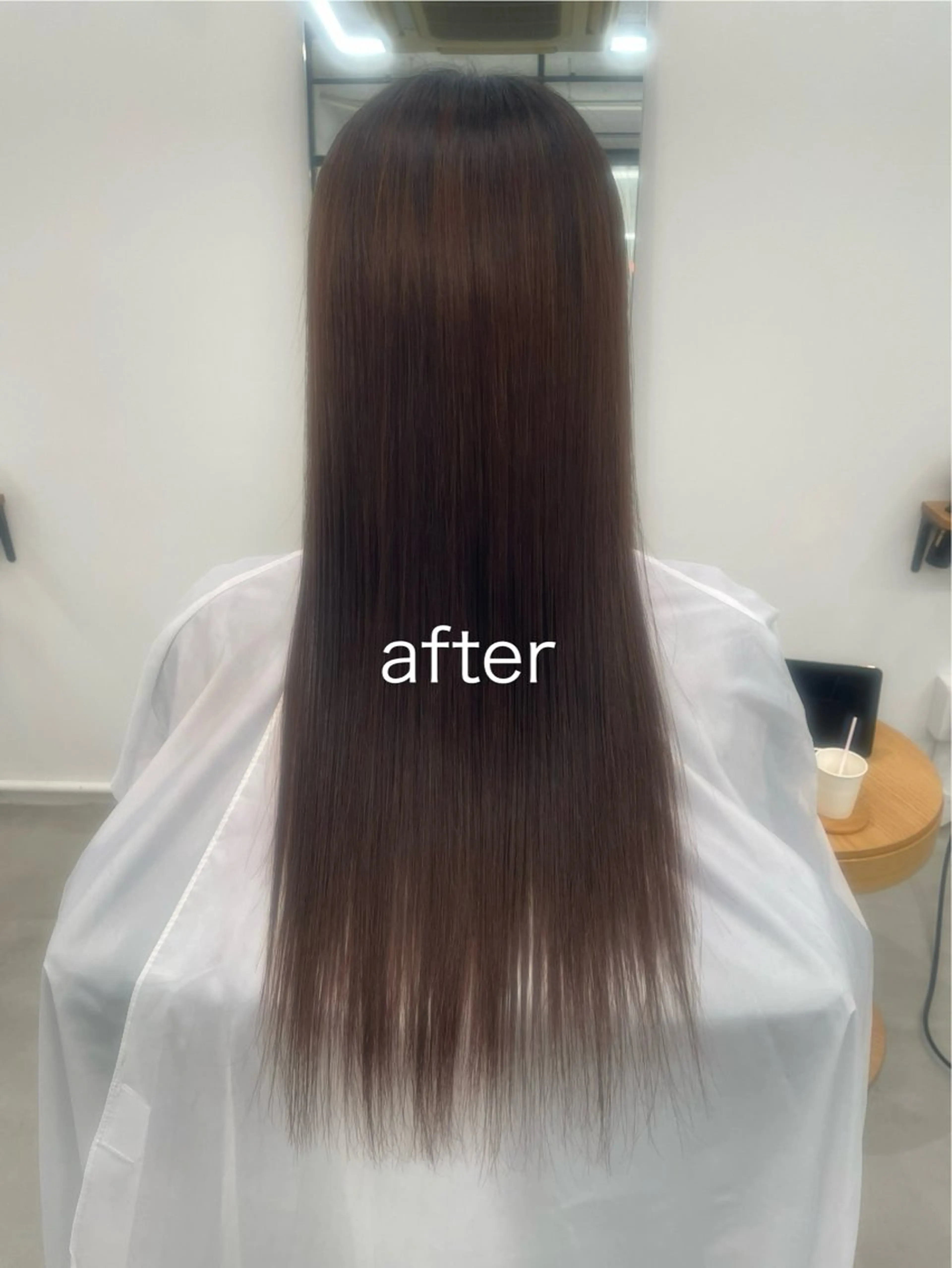 ロング ロング 縮毛矯正 あゆみ 🍀のヘアスタイル