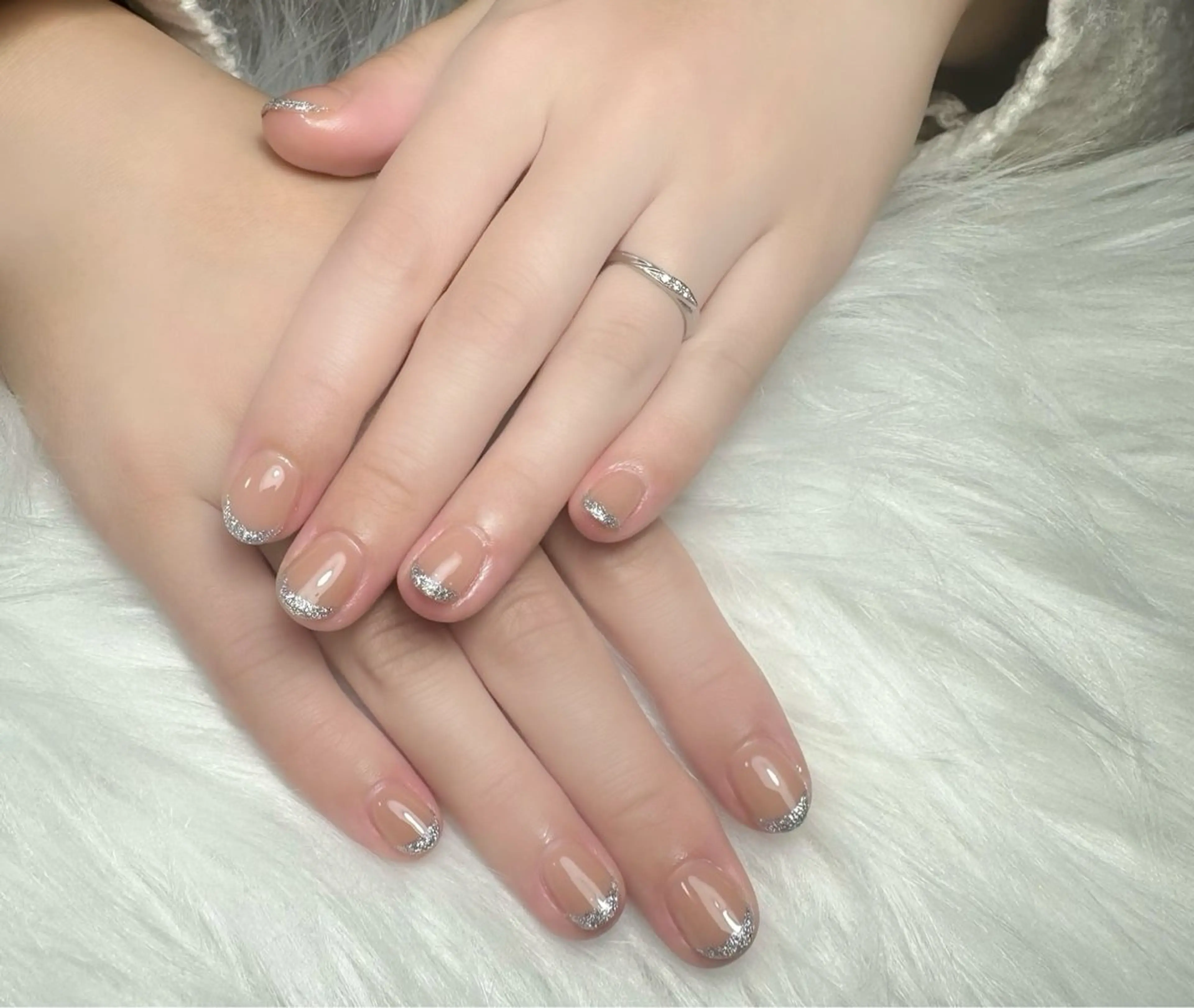 ネイル フレンチネイル Rosie Nail サロン南越谷のネイルデザイン