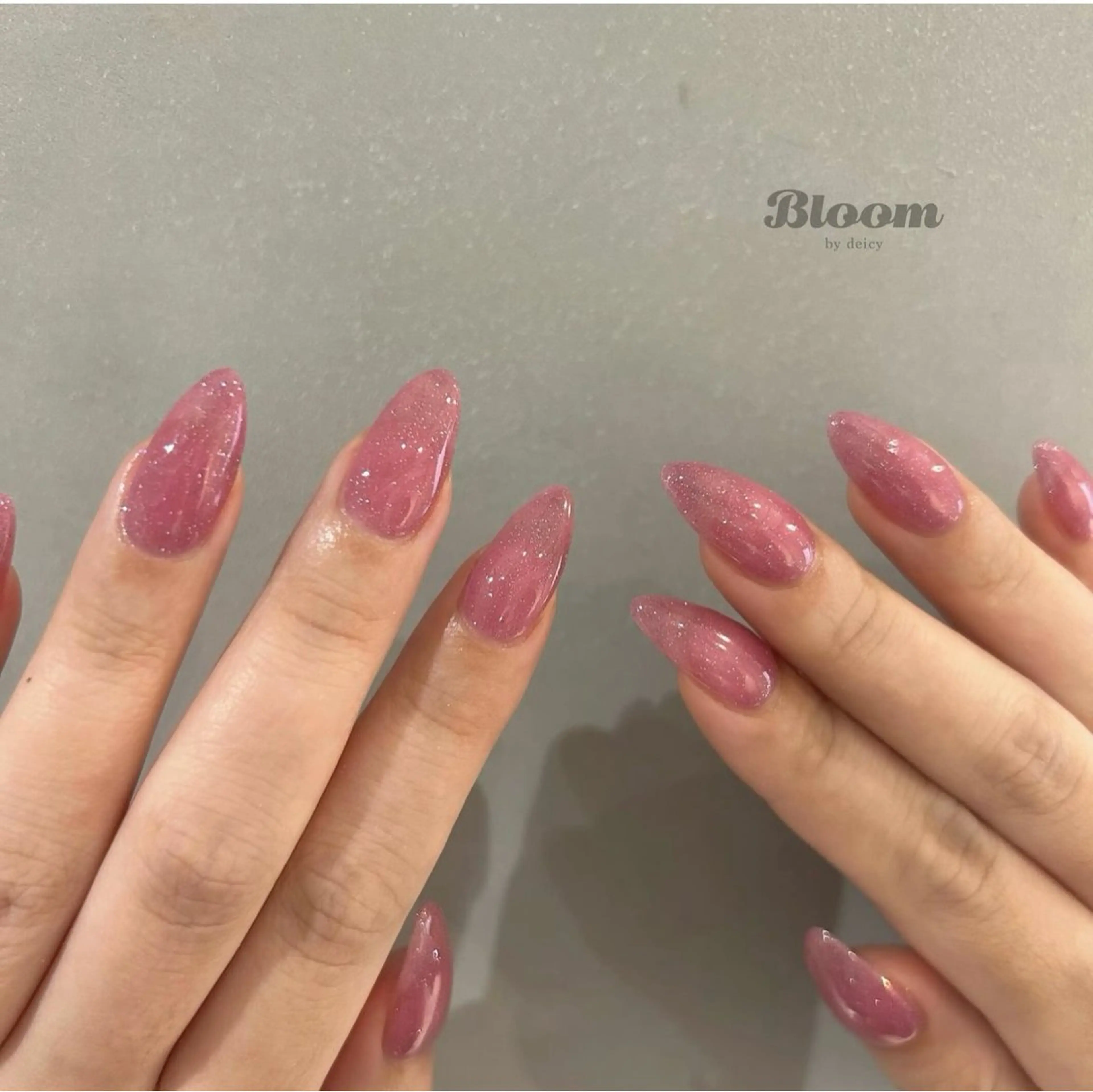 ネイル ブルー ワンカラーネイル Luludi nail&eyeのネイルデザイン