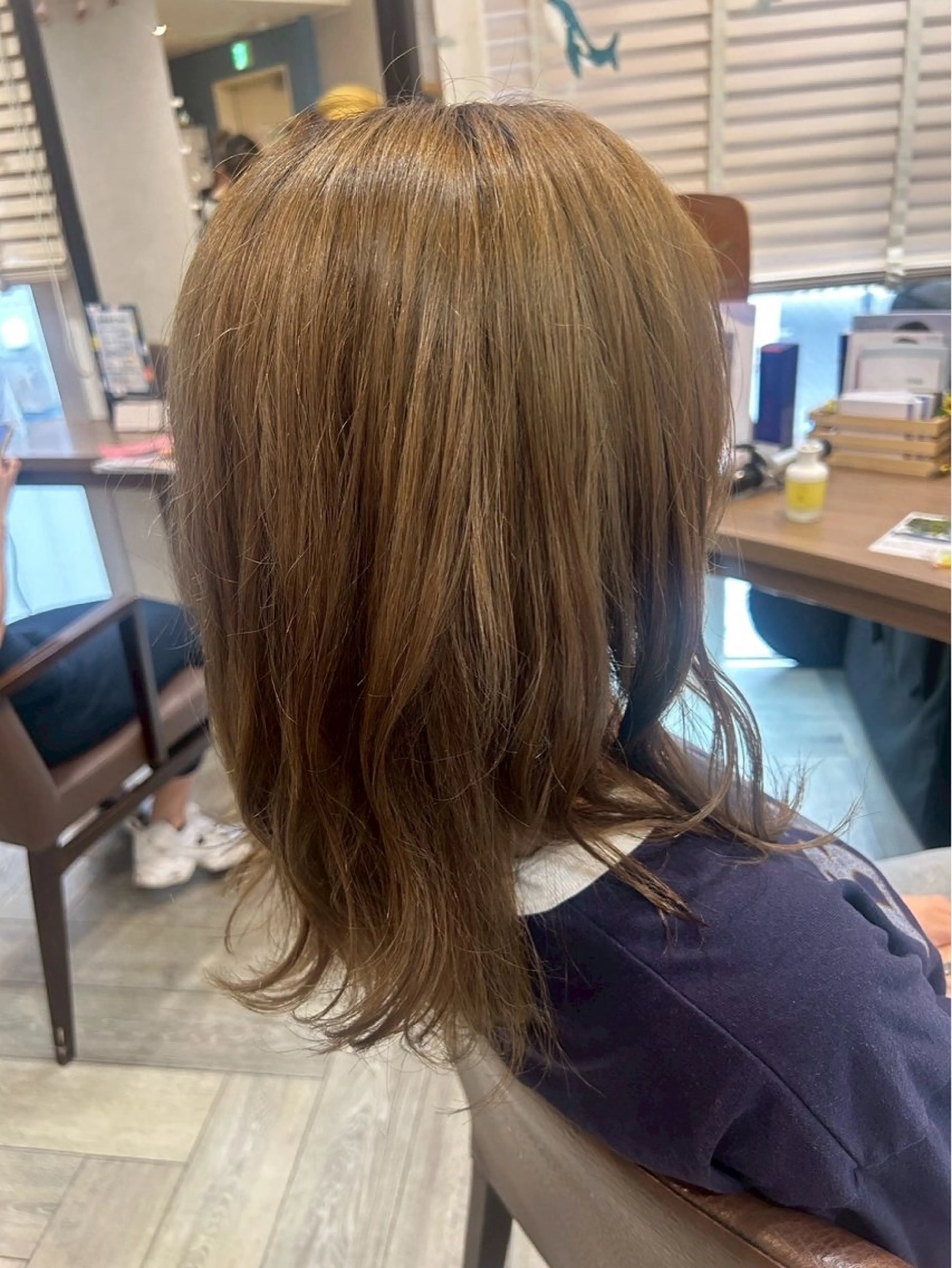 ミディアム ヘアカラー Flower🌼藤田 陽華のヘアスタイル