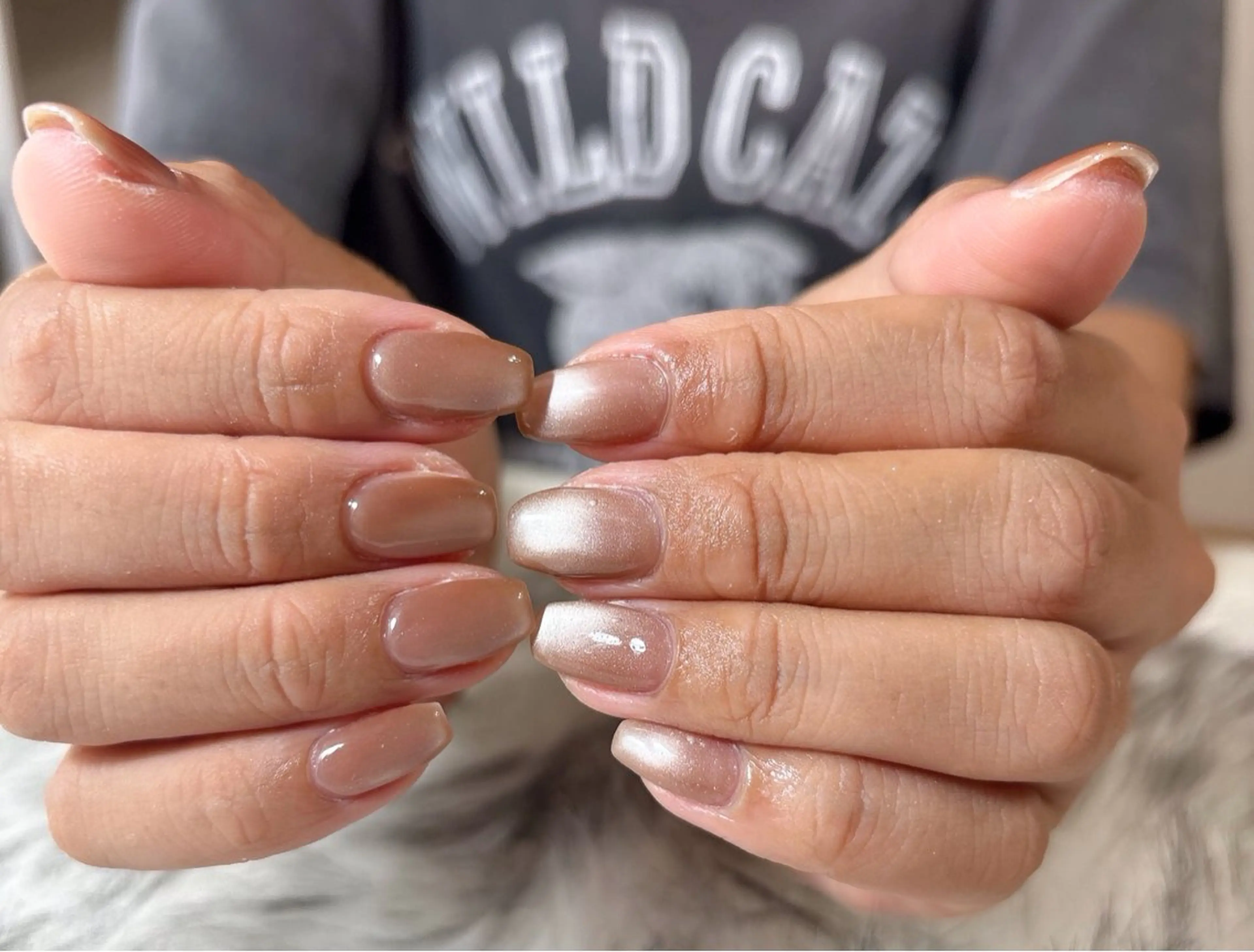 ネイル オーロラネイル フットネイル フレンチネイル ジェルネイル マグネットネイル kiki nail &brow二子玉川の眉毛・アイブロウイメージ