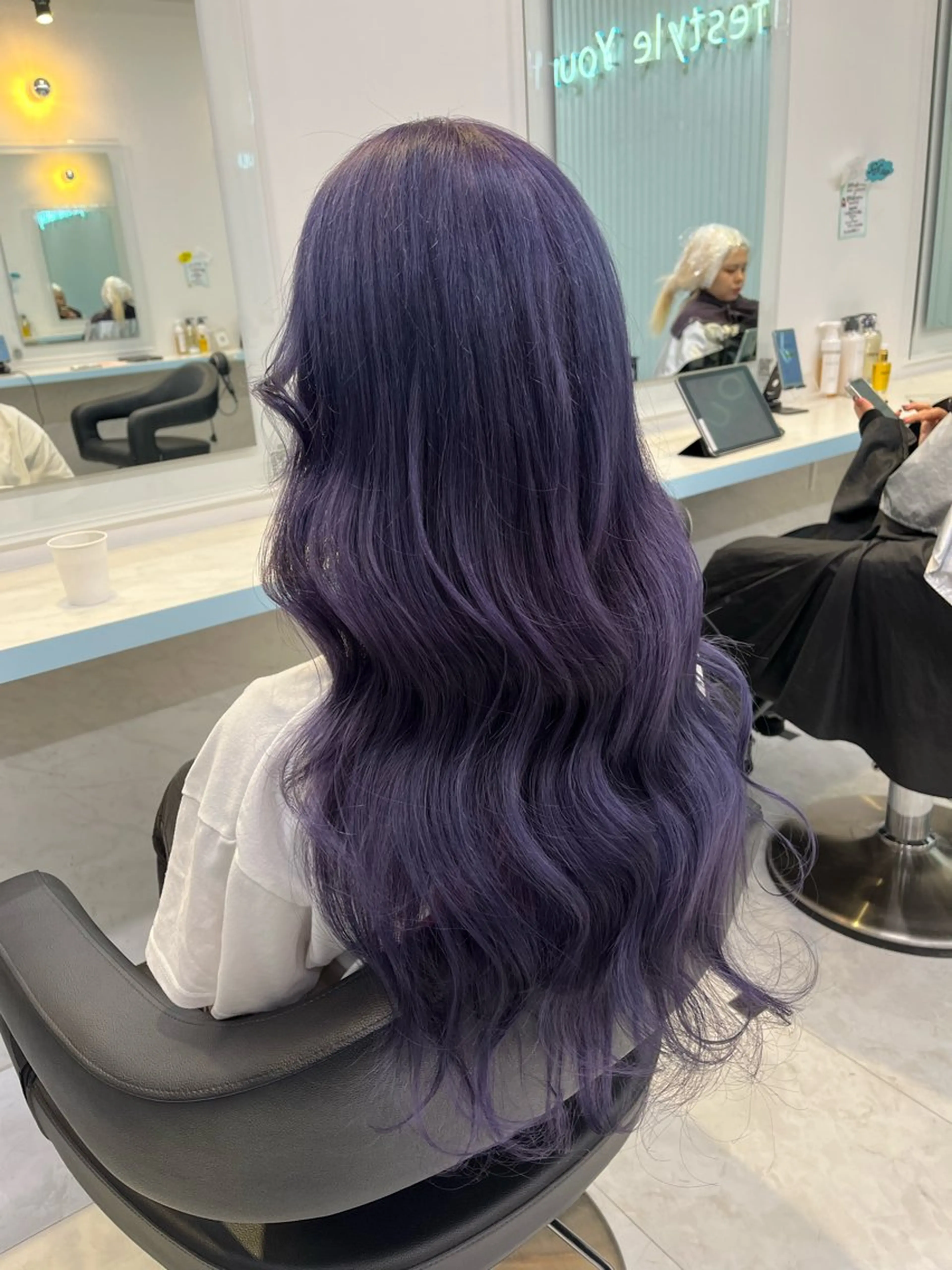 ロング カラー ヘアカラー トリートメント ブリーチカラー 🩵MIZUKIのヘアスタイル