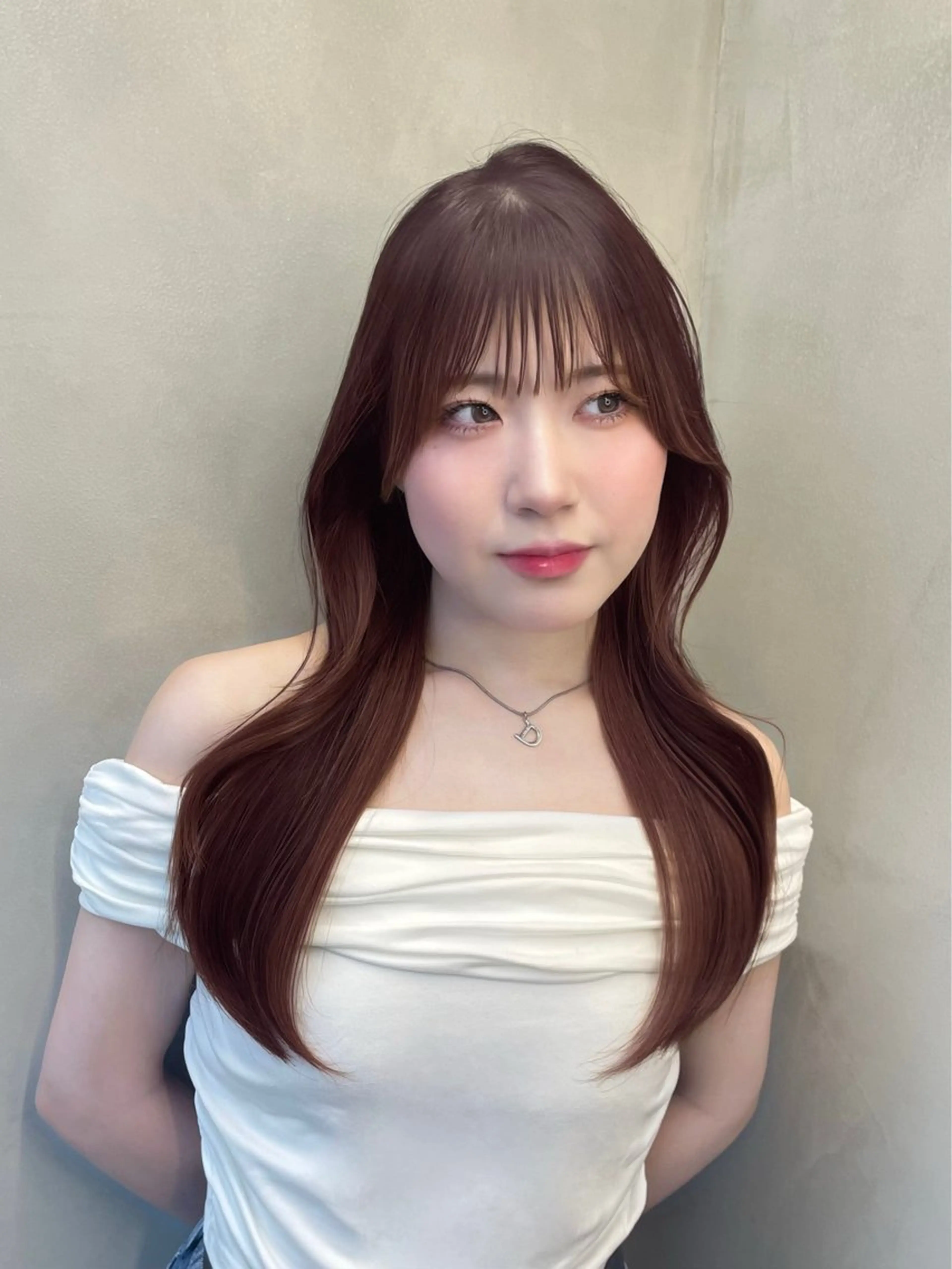 ロング 大宮韓国ハッシュ🪽 GLROWseriのヘアスタイル