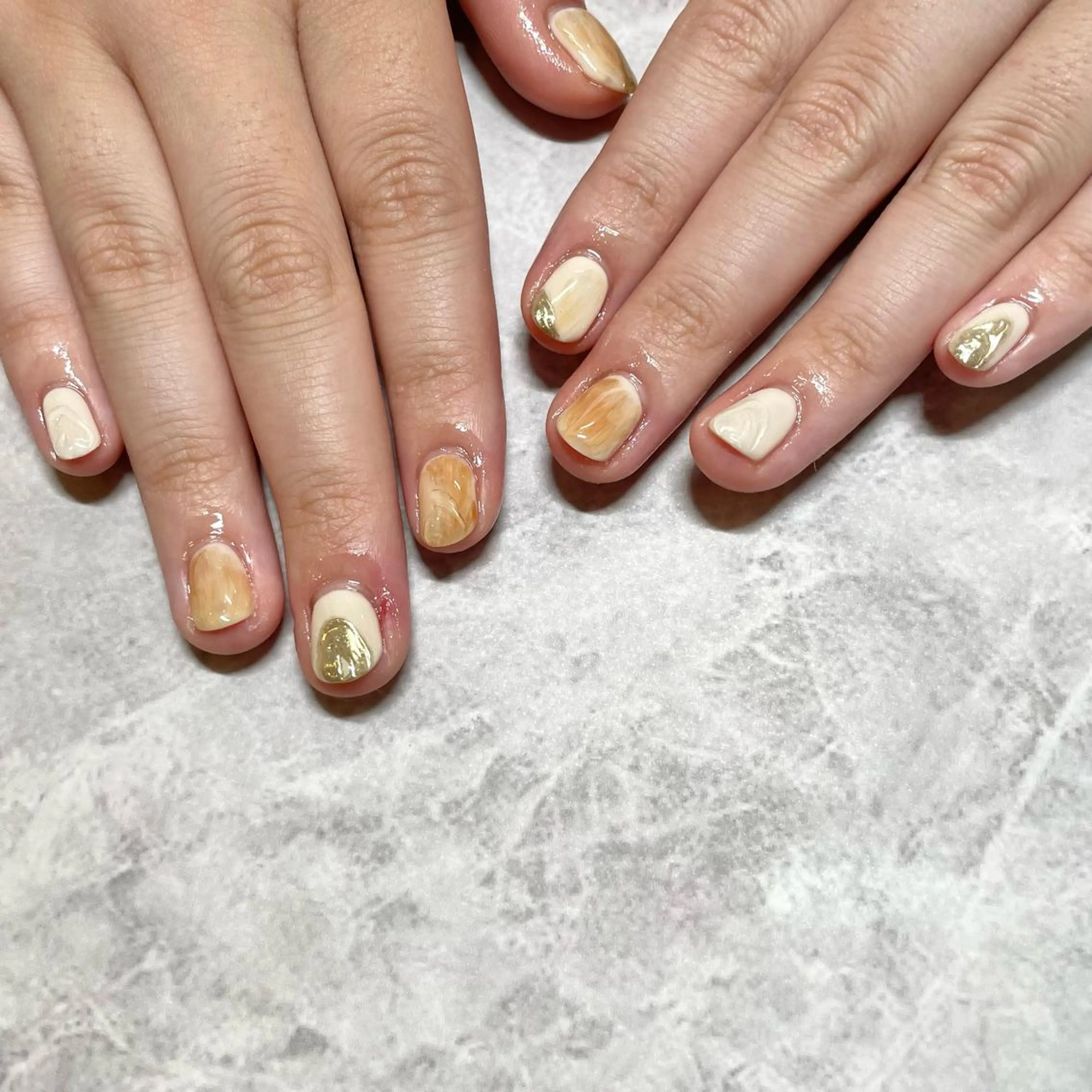 ネイル ハンドネイル 大山 楓花のネイルデザイン