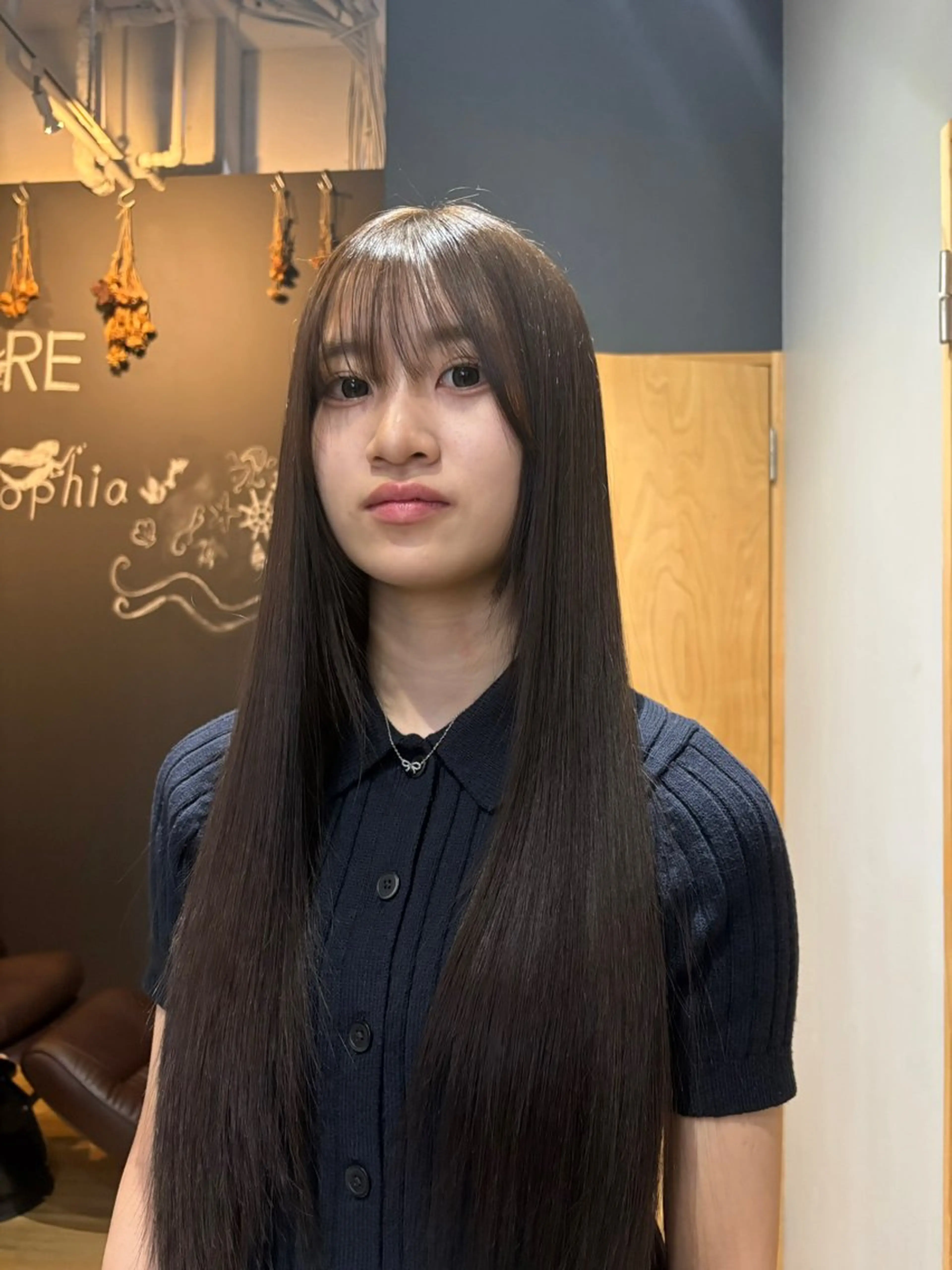 ロング カラー ヘアカラー トリートメント 久保頭 大地のヘアスタイル