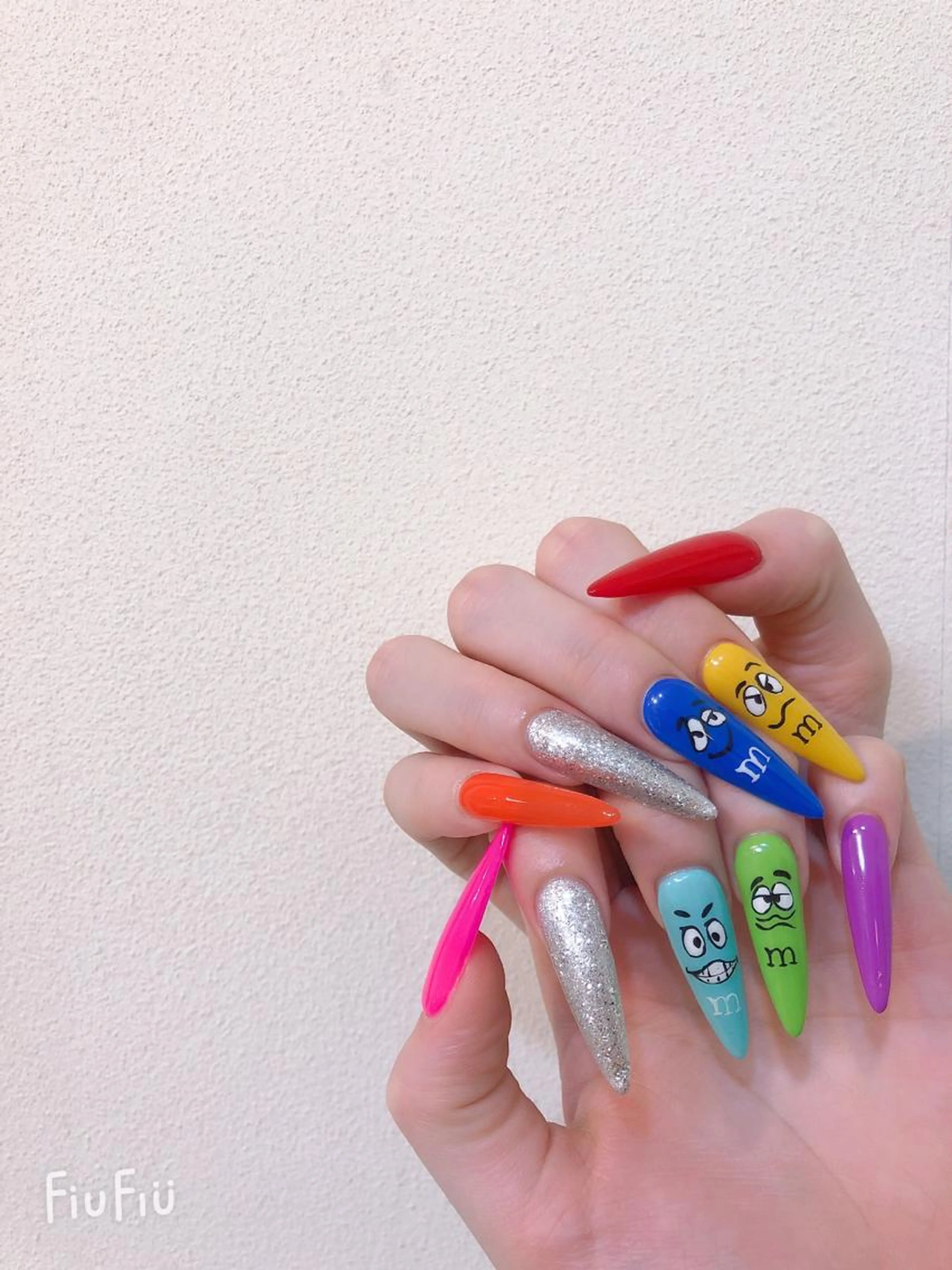 スカルプ豊富デザイン(持ち込みアート可能。）の写真