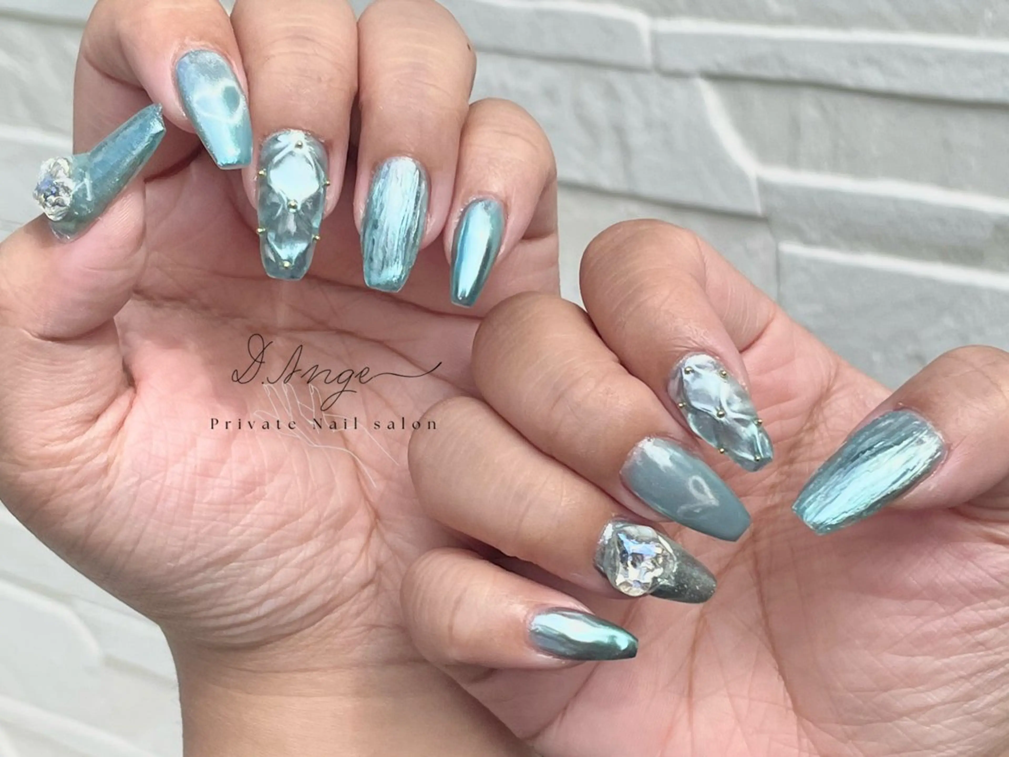 セミロング ハンドネイル D.Ange Nail Salon所属・D.Ange Nailのネイルデザイン