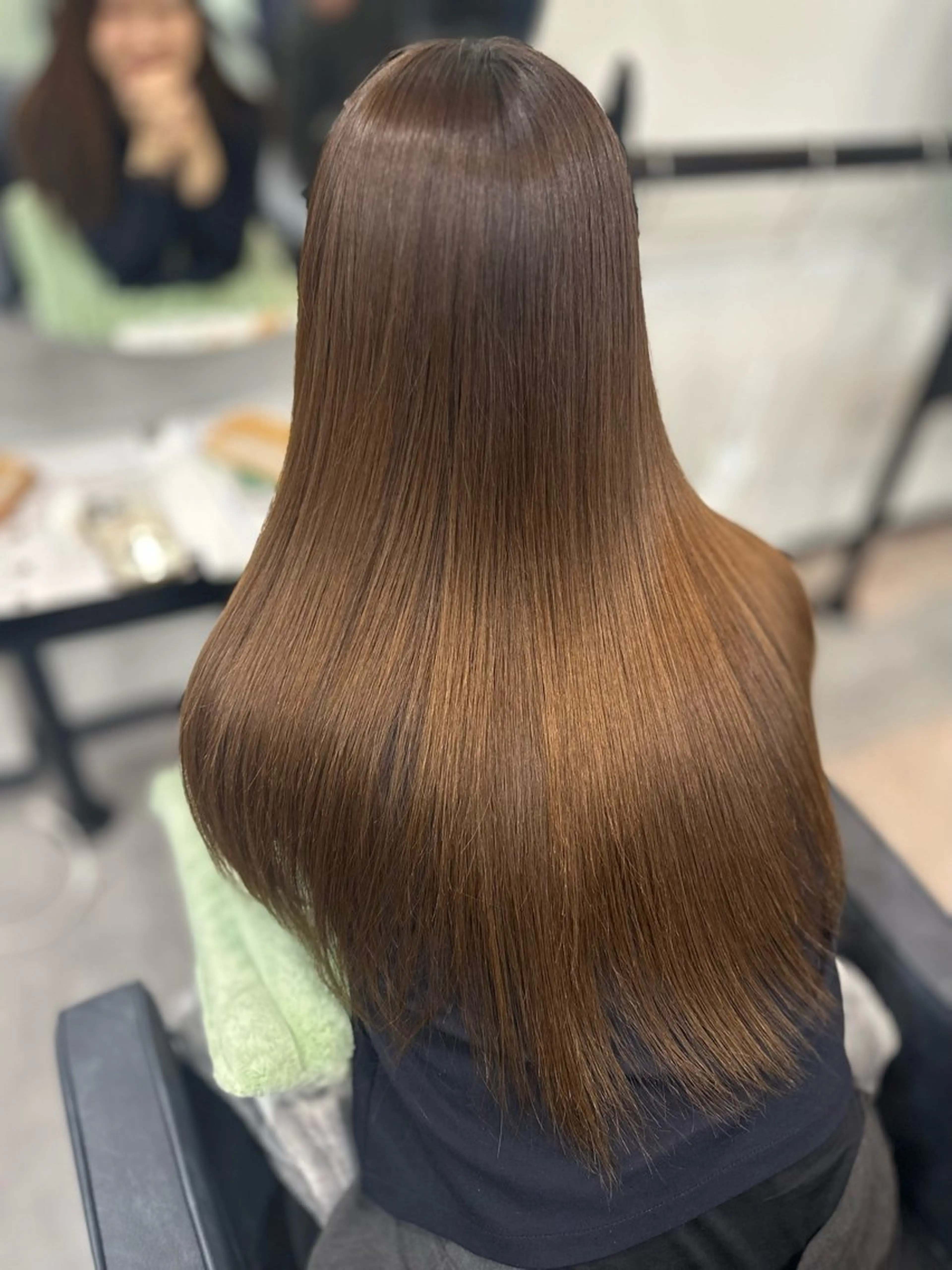 ロング 市川 陽菜のヘアスタイル