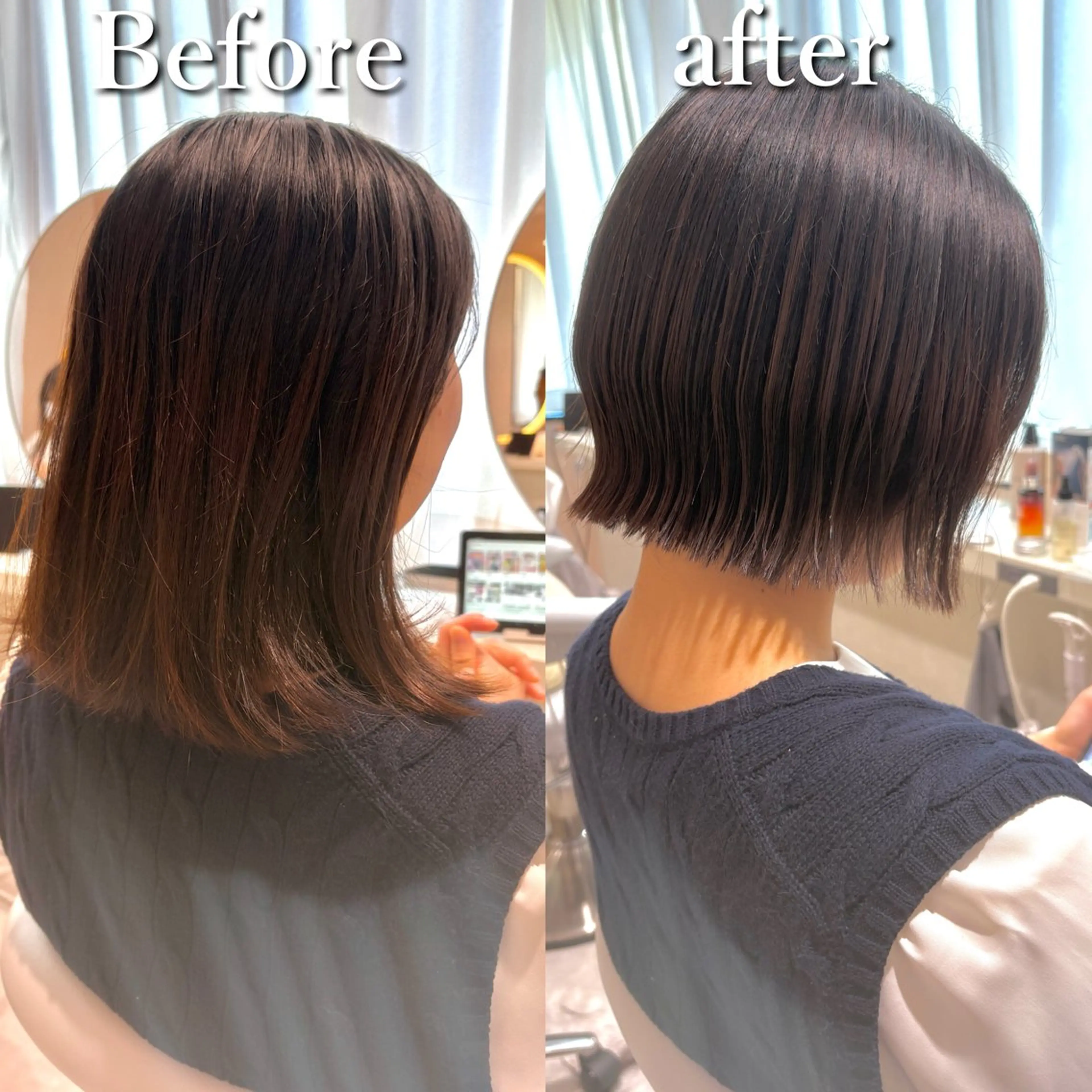 ショート カット トリートメント レイヤーボブ特化/ 横浜/伊藤　怜のヘアスタイル