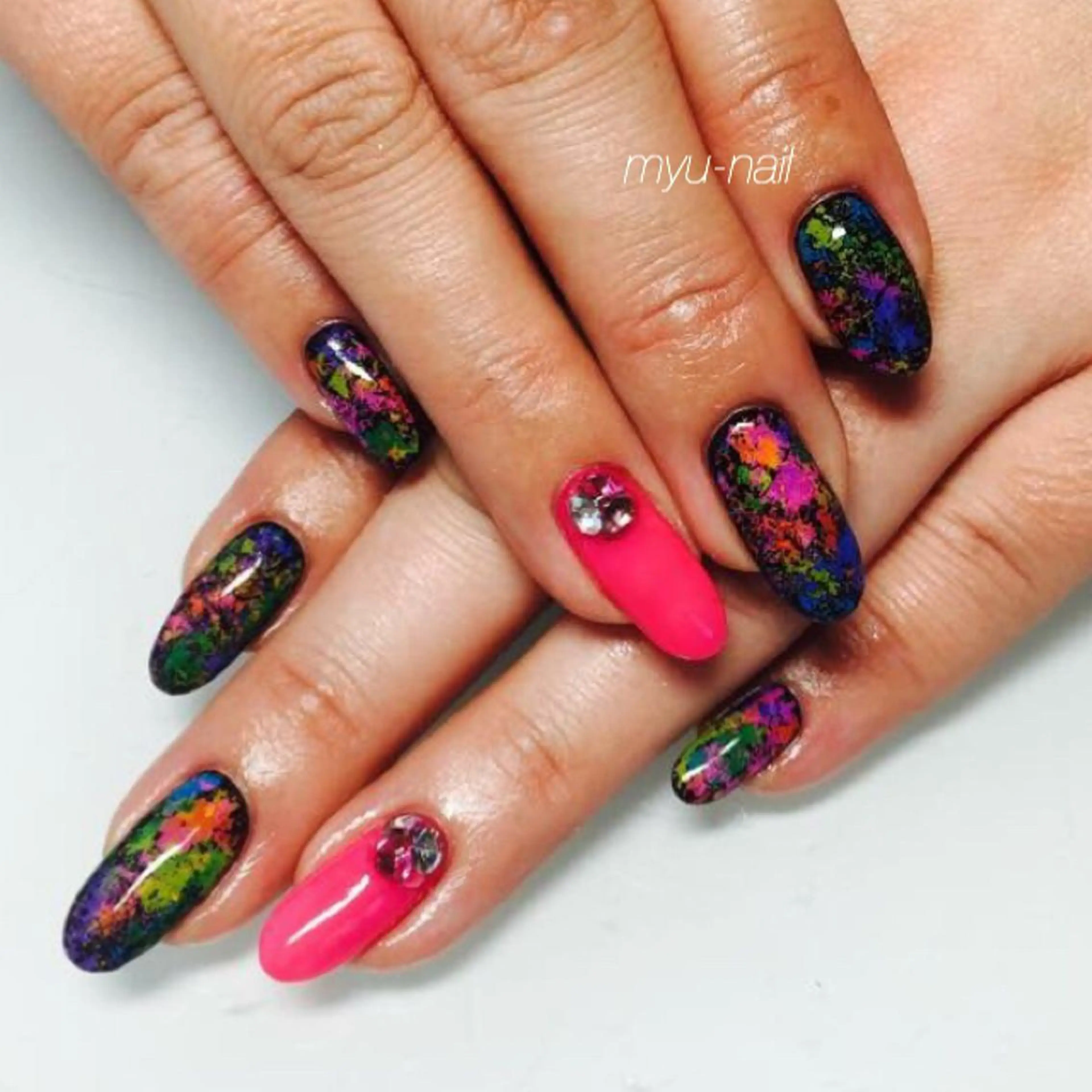 ネイル シンプルネイル ホームサロン myu-nailのネイルデザイン