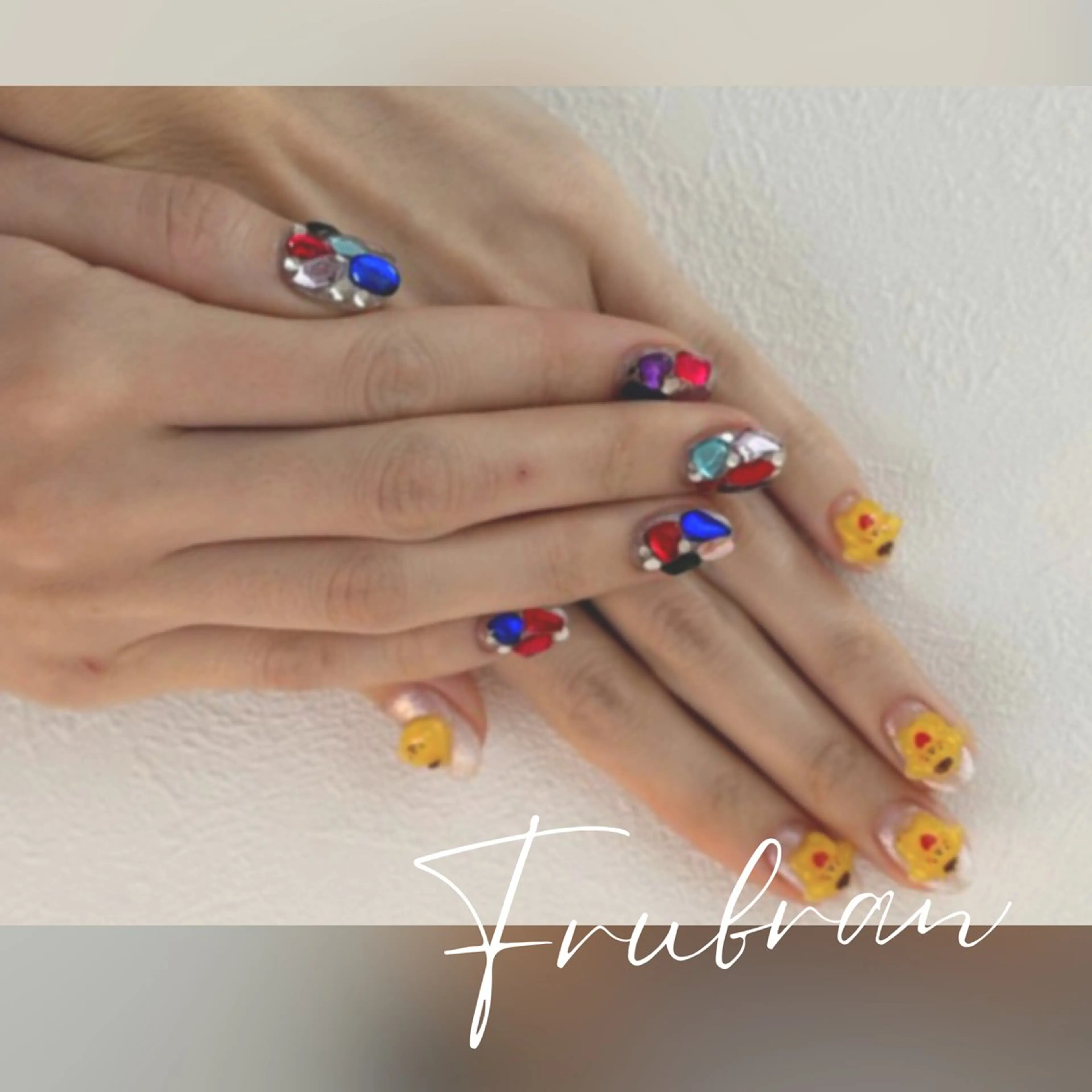 ネイル アートネイル マグネットネイル ミラーネイル ニュアンスネイル ハンドネイル Frubran フルーブランのネイルデザイン