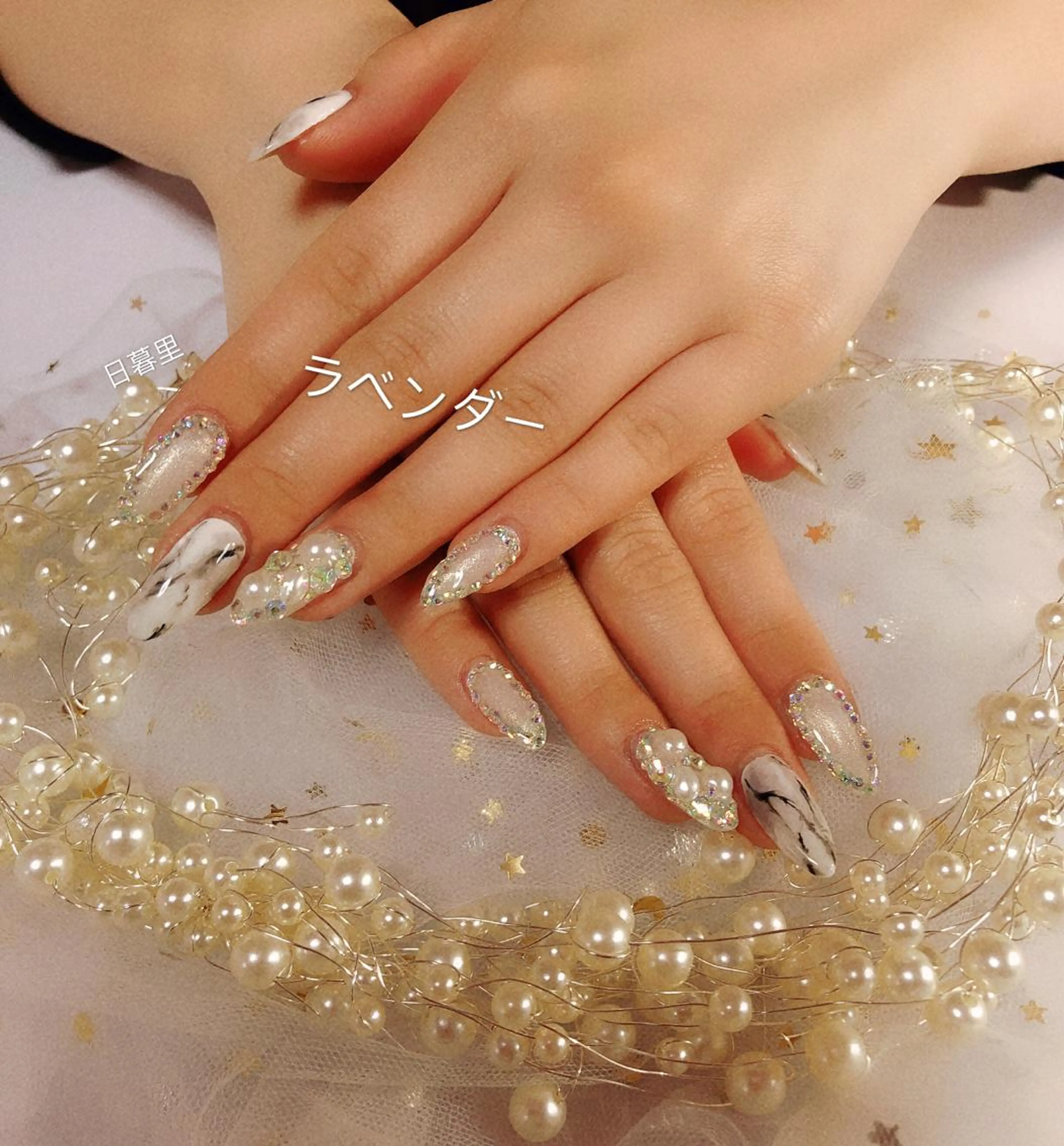 ネイル ラベンダー💖日暮里 ルル💖ネイルのネイルデザイン