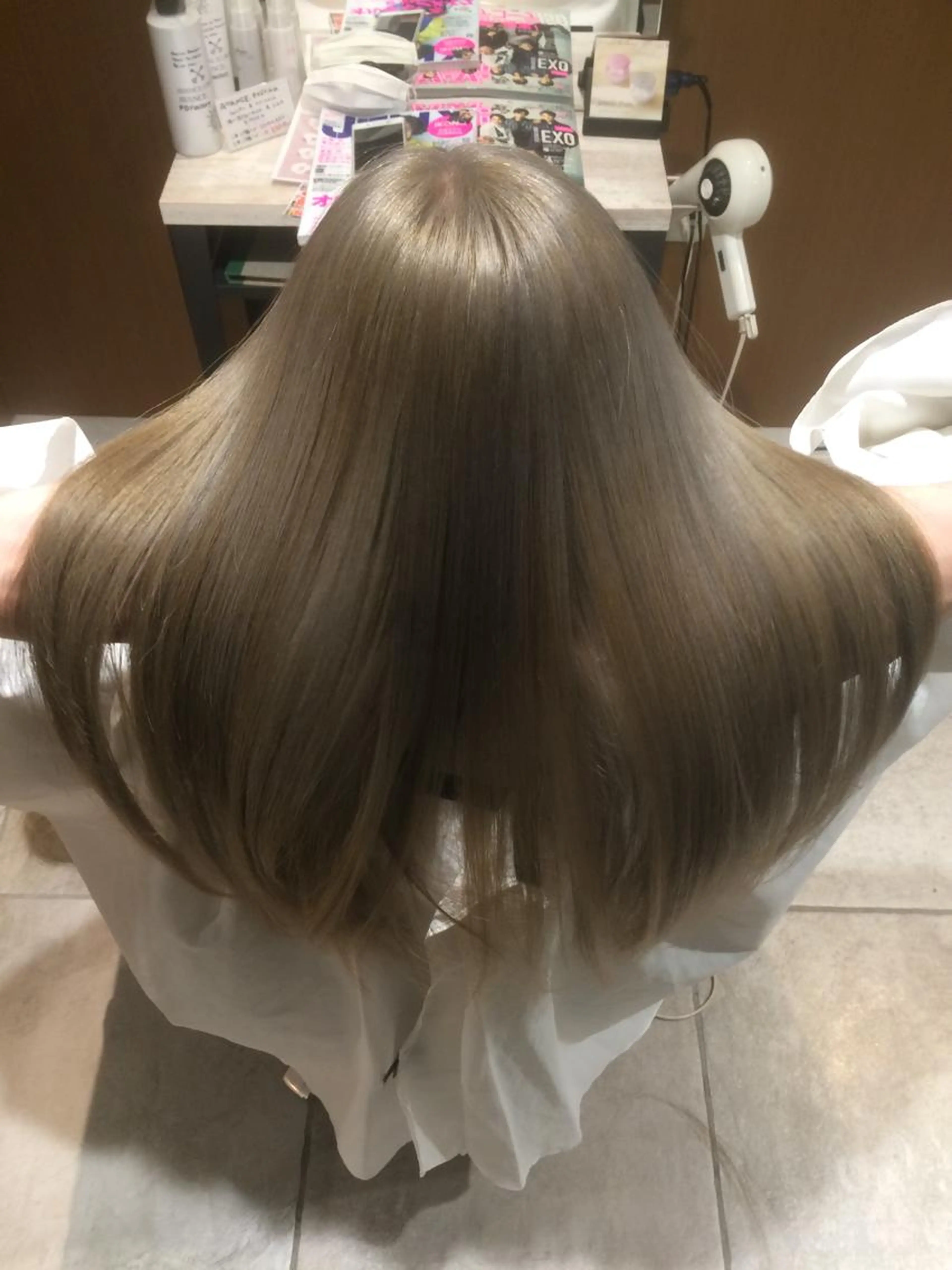 とことん美髪にこだわったダメージレスのケアストレート+ミルボン最高級トリートメント■18700→13200の写真