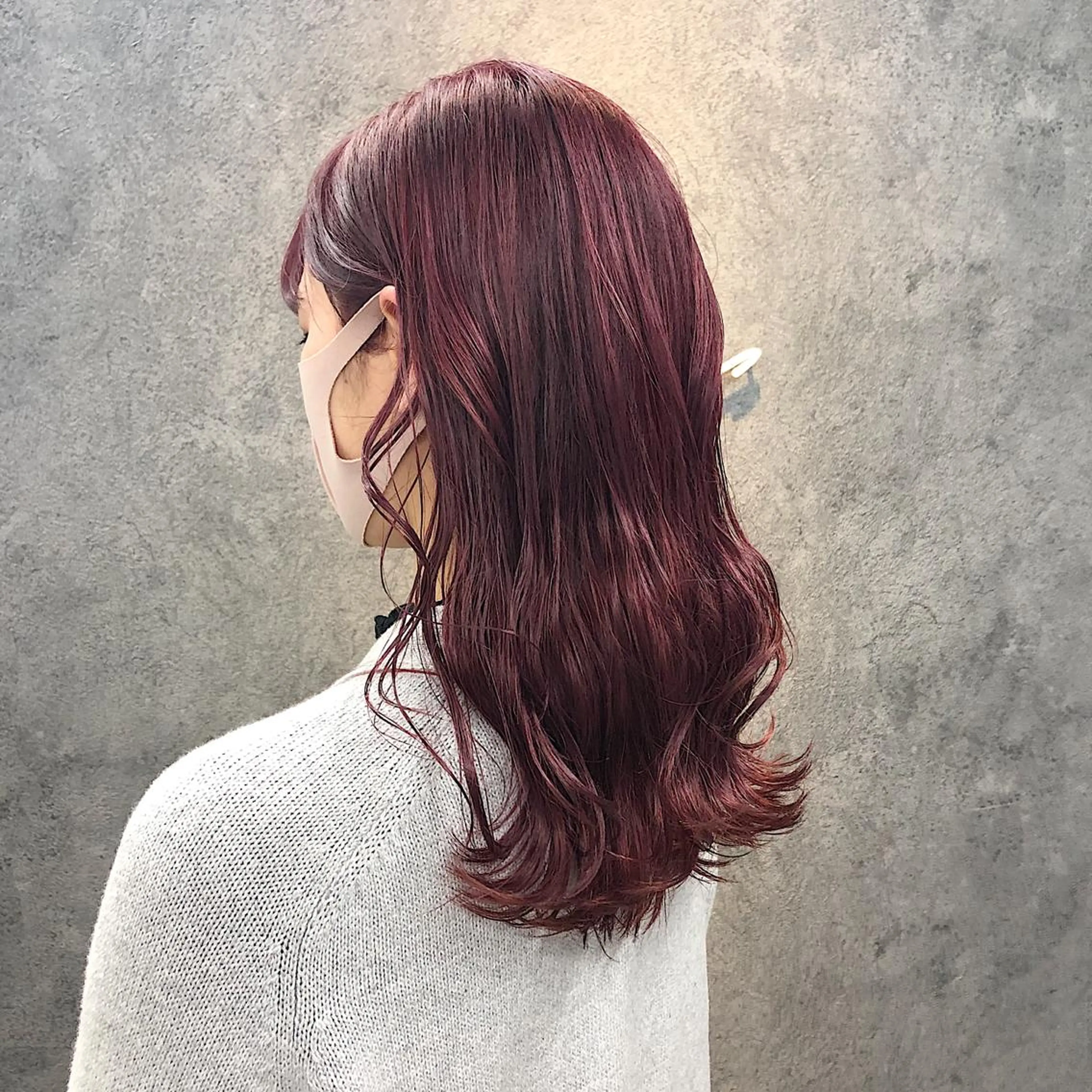 セミロング カット ヘアカラー トリートメント 所渉/韓国レイヤー /ウルフカットのヘアスタイル