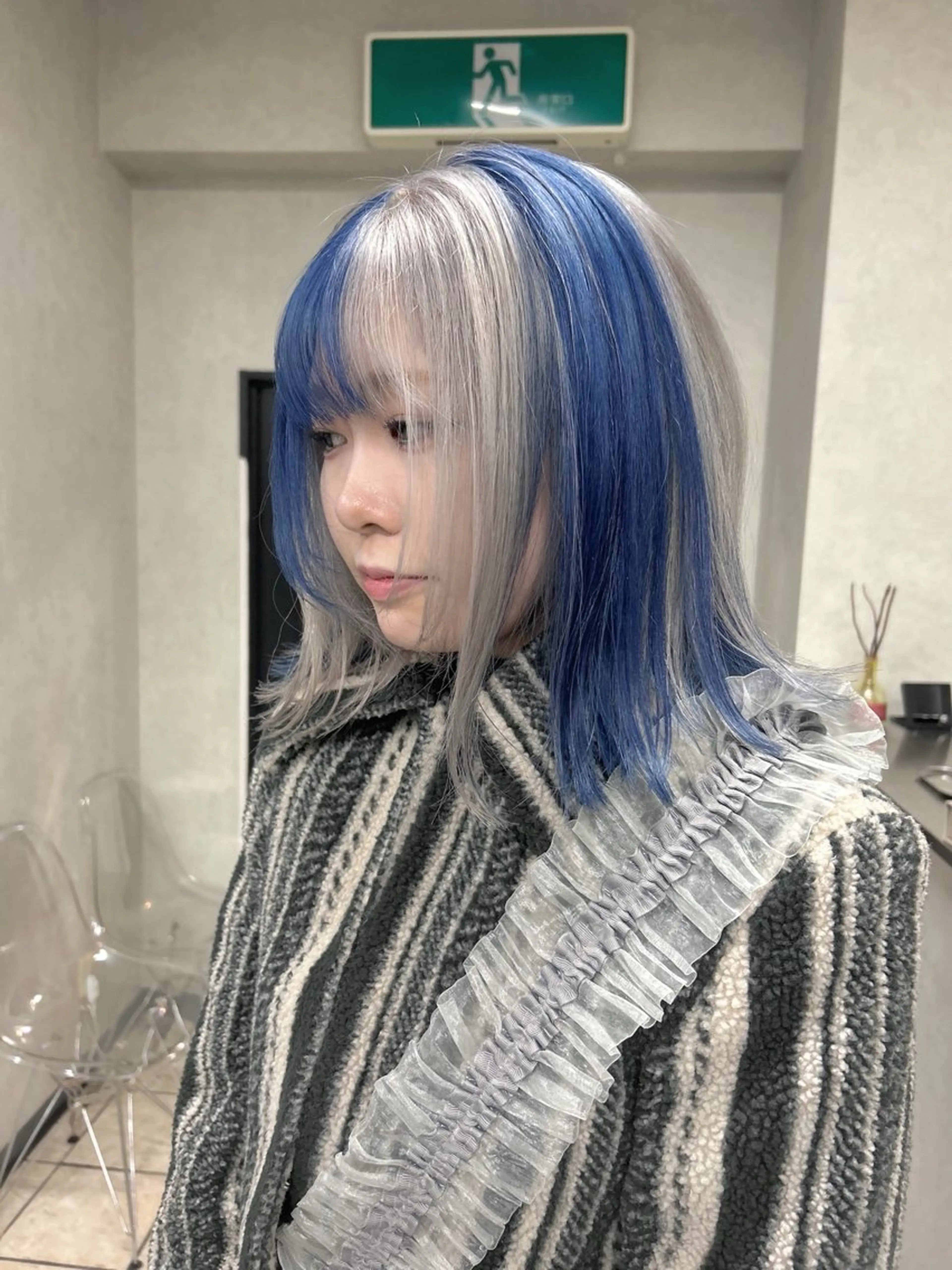 ロング ハイトーン髪質改善 🫧大阪/kanonのヘアスタイル