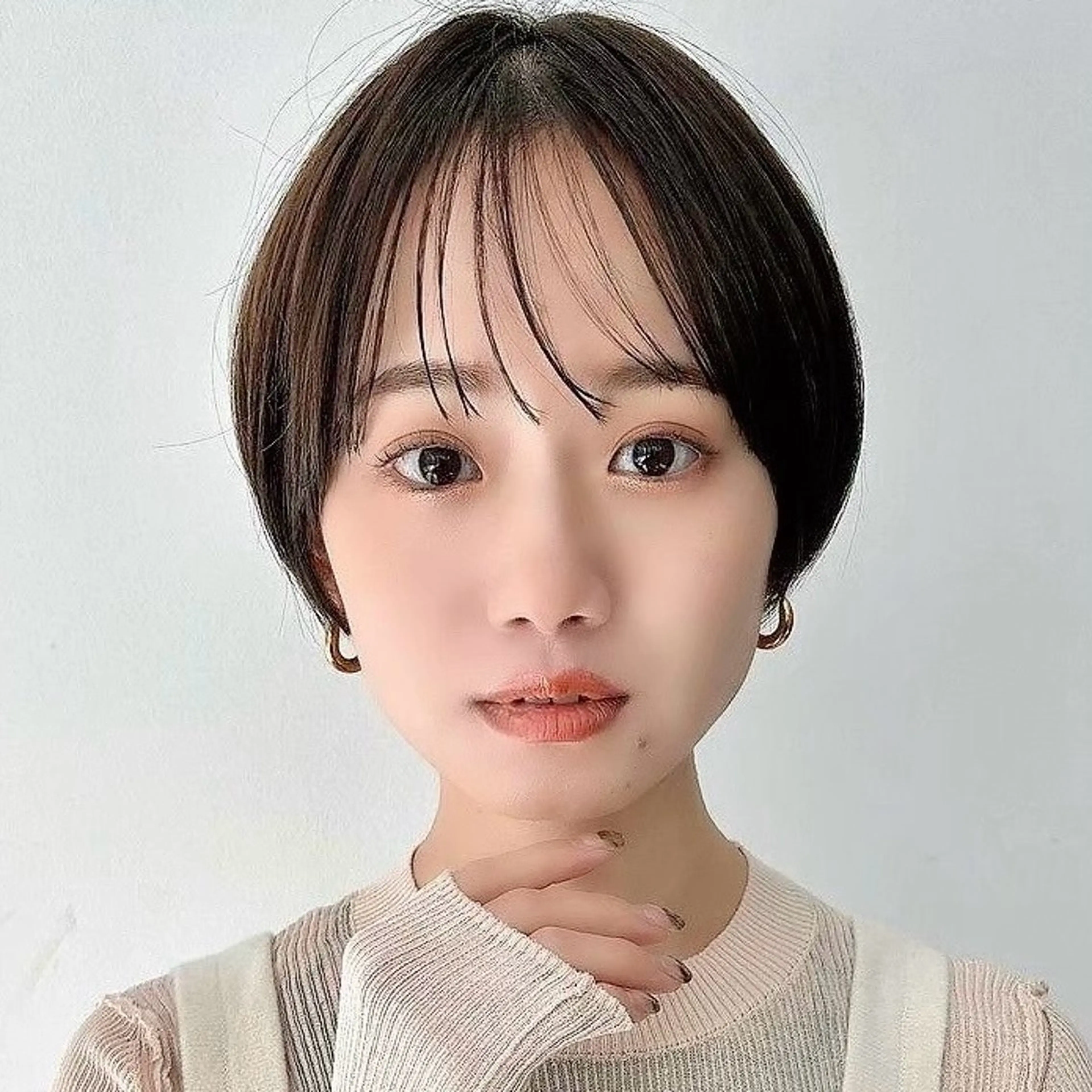 ショート ボブ/レイヤー/ 縮毛矯正/ 渡邊莉玖のヘアスタイル