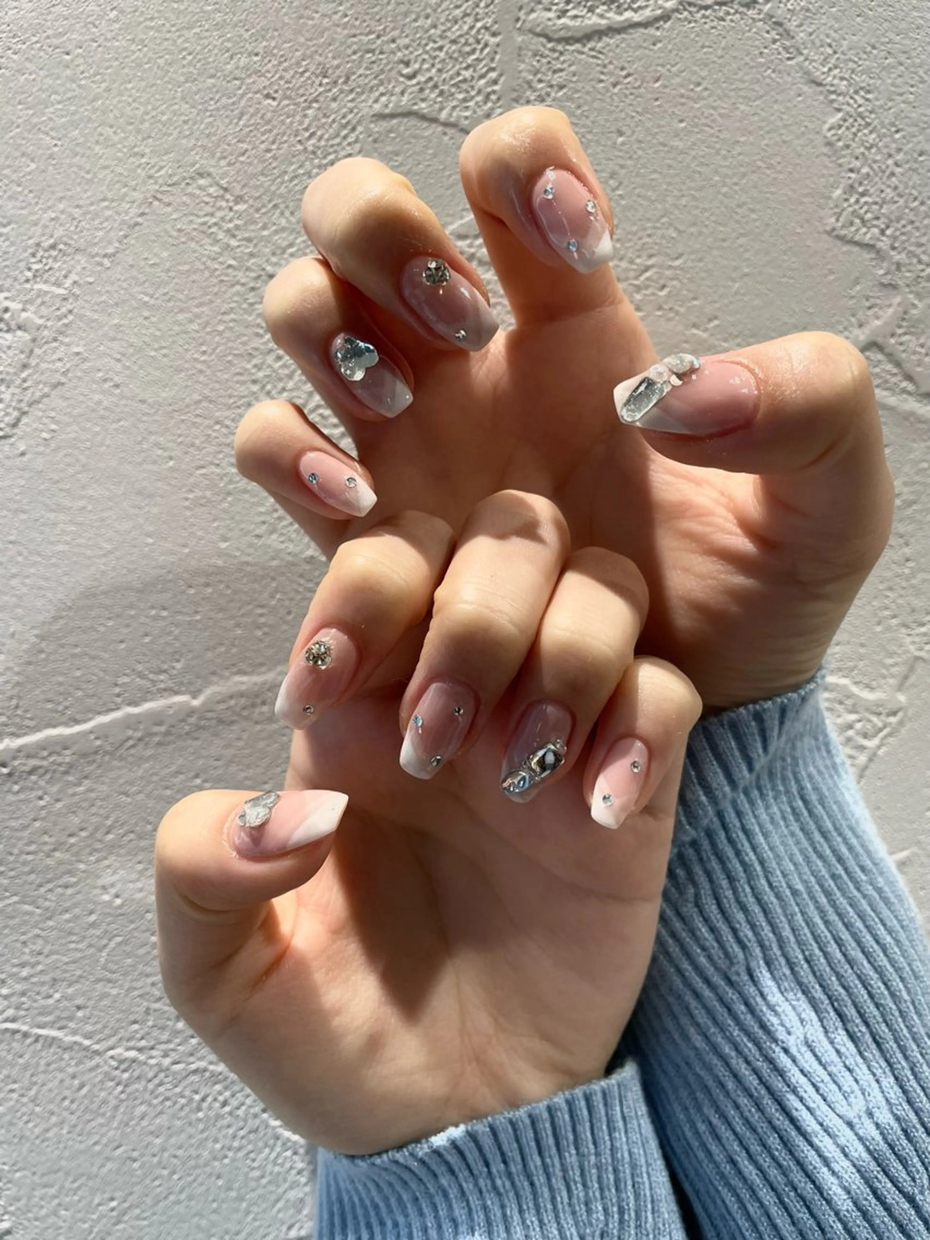 ネイル フレンチネイル ハンドネイル 佐藤 まりえのネイルデザイン