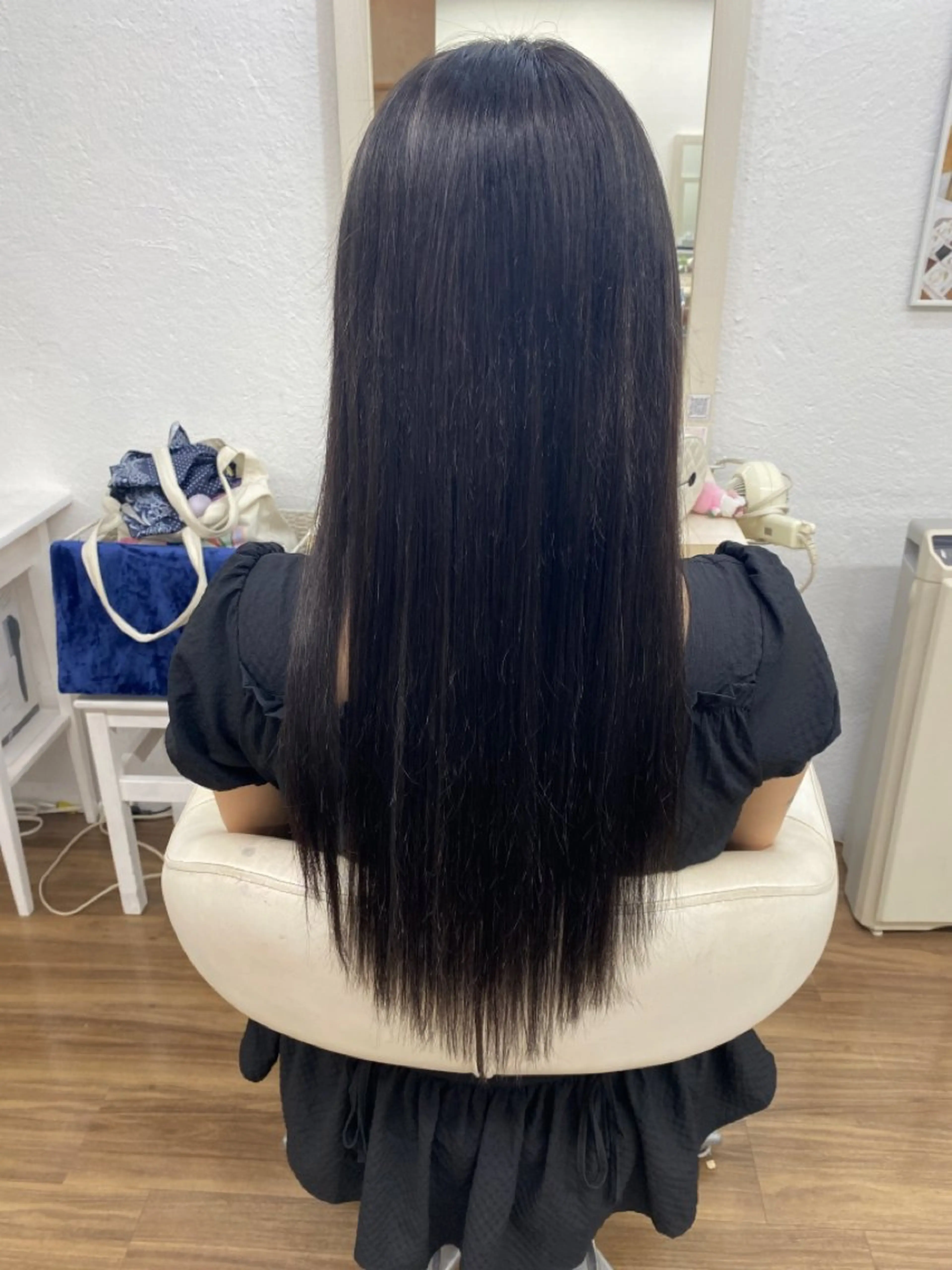 ロング カラー エクステ ヘアカラー トリートメント エクステ GLOSS 心斎橋 山上のヘアスタイル