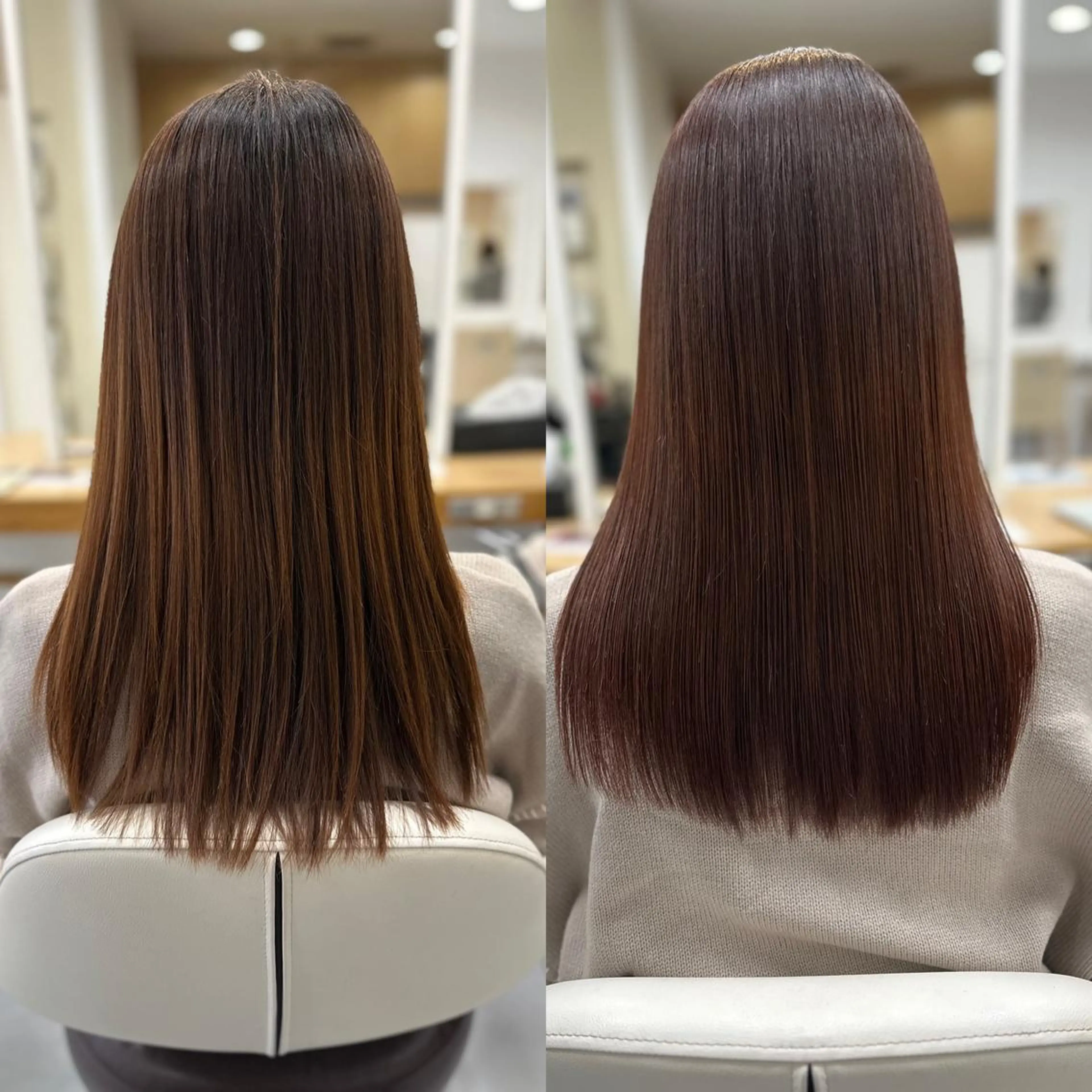 ロング パーマ カット 縮毛矯正 トリートメント 髪質改善/縮毛矯正 /ブリーチ矯正/岡部のヘアスタイル