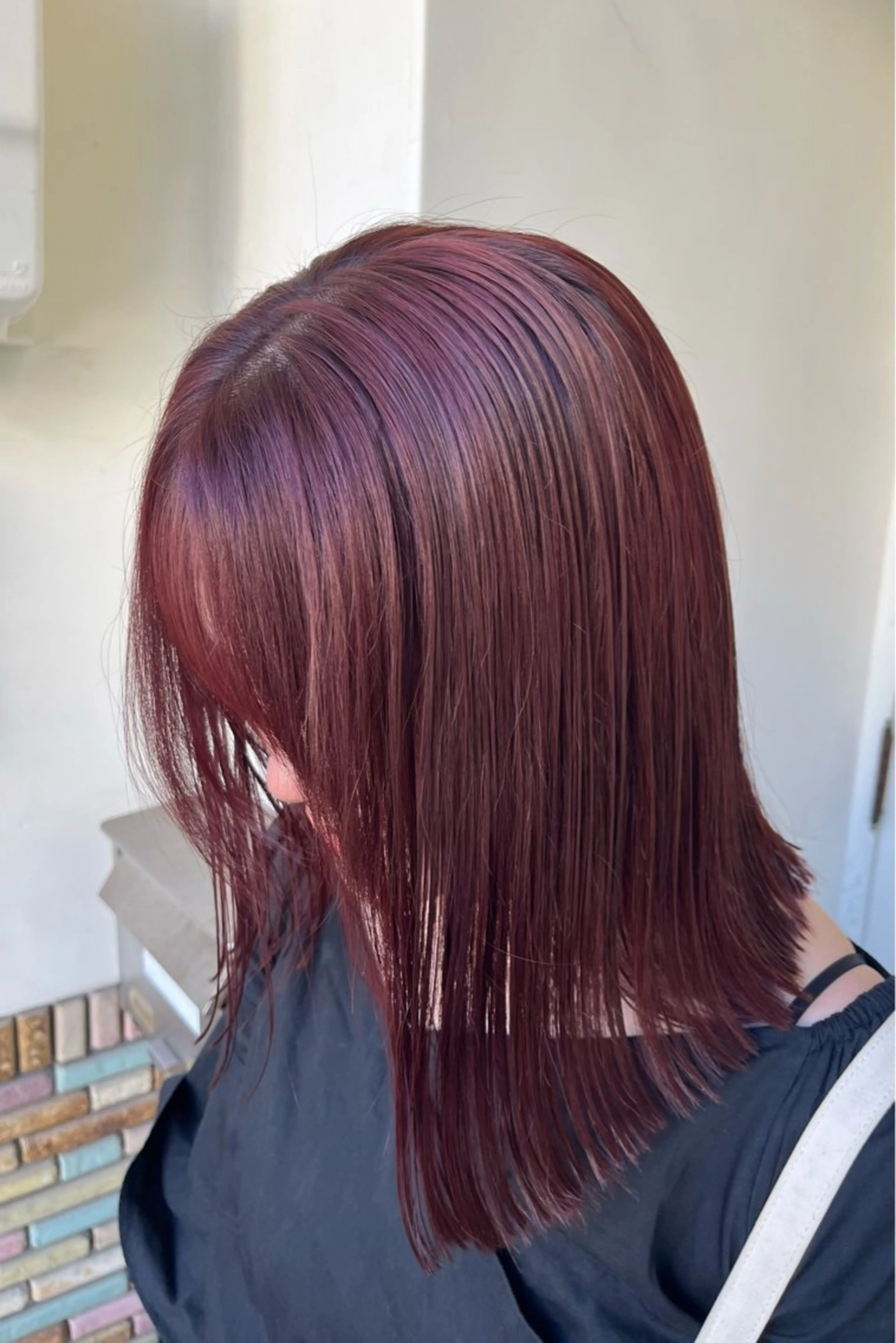 ミディアム 【艶髪カラー】 omiのヘアスタイル