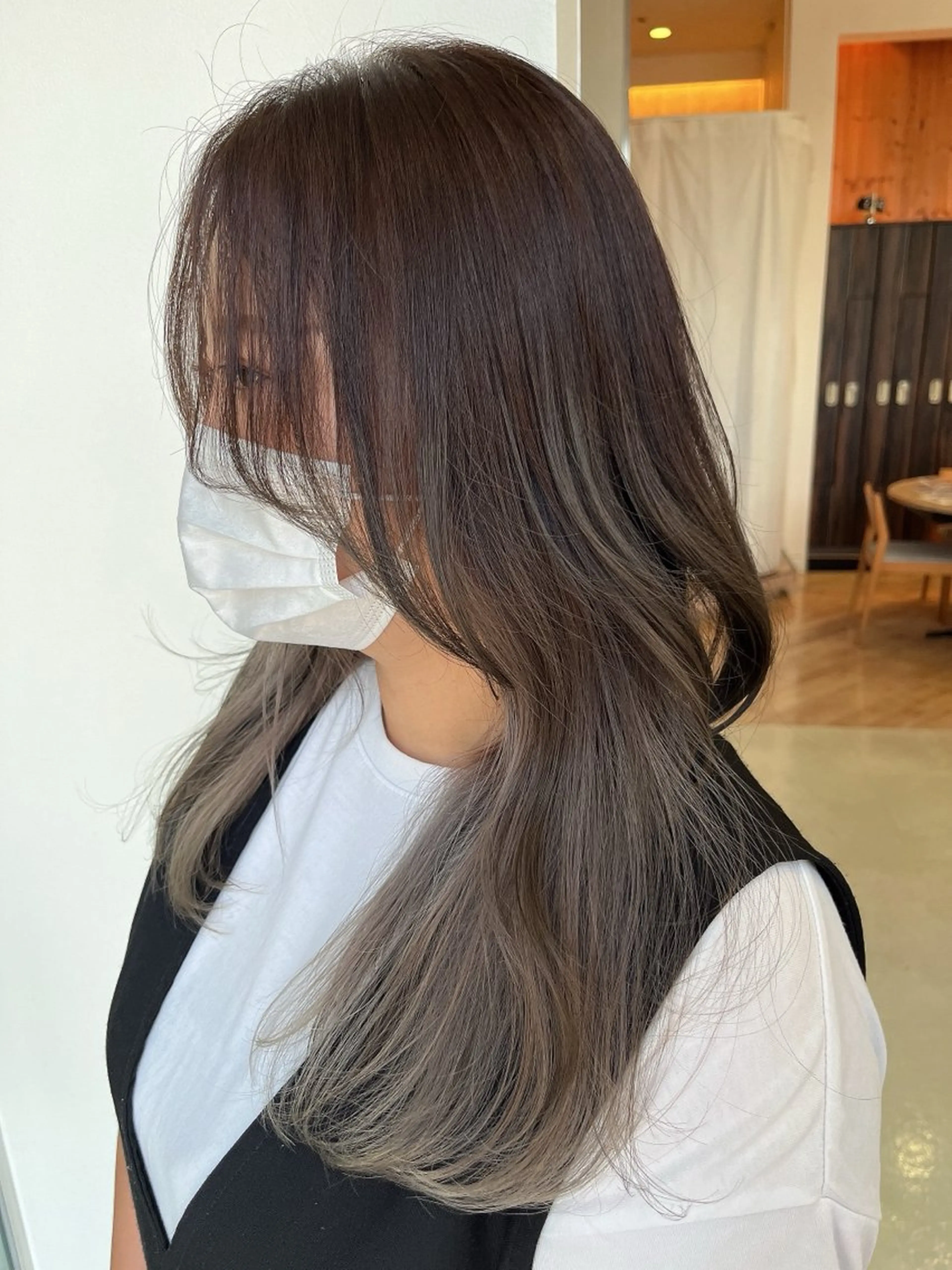 ロング カット ヘアカラー wil西宮レイヤー 西村徹のヘアスタイル