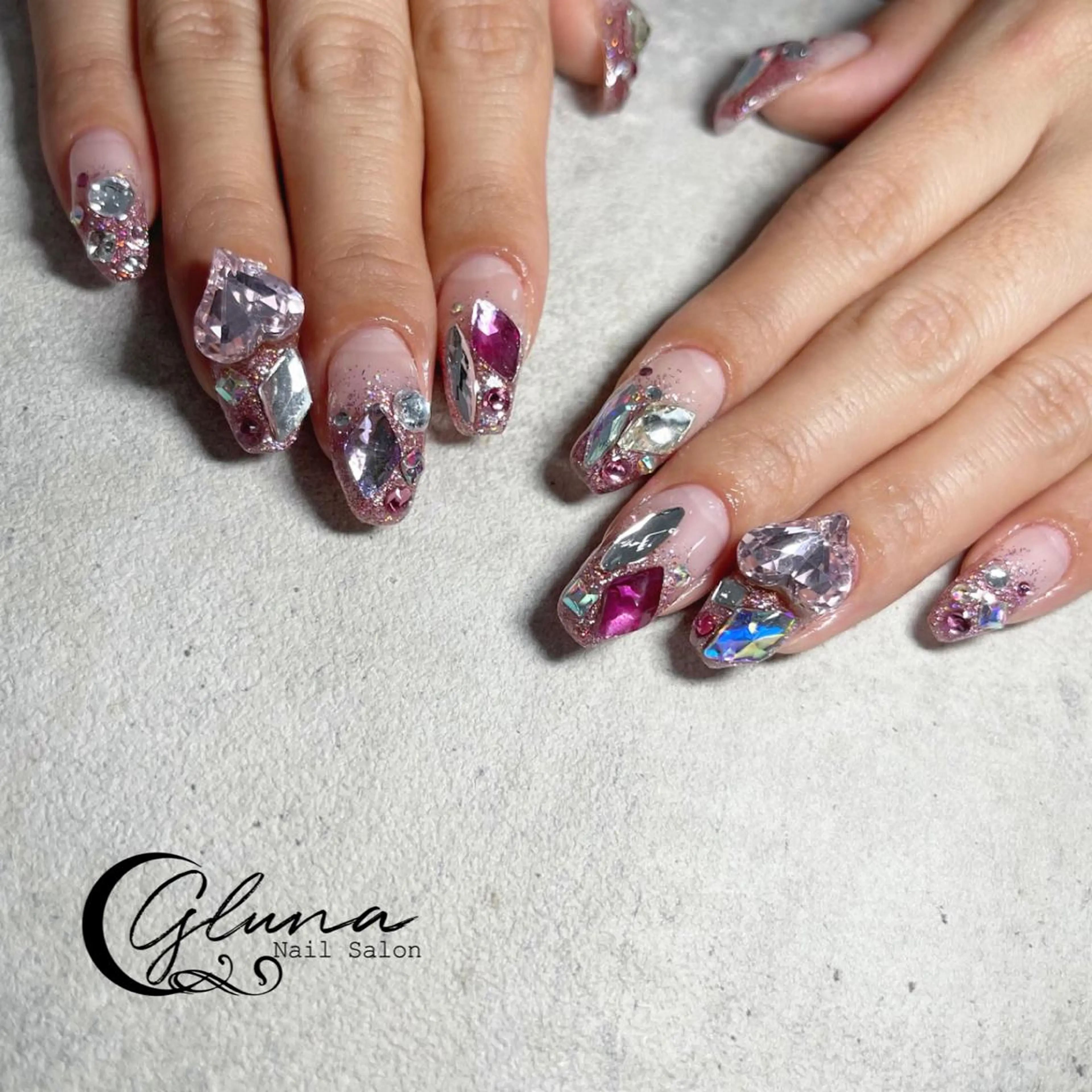 ネイル ハンドネイル gluna nailのネイルデザイン