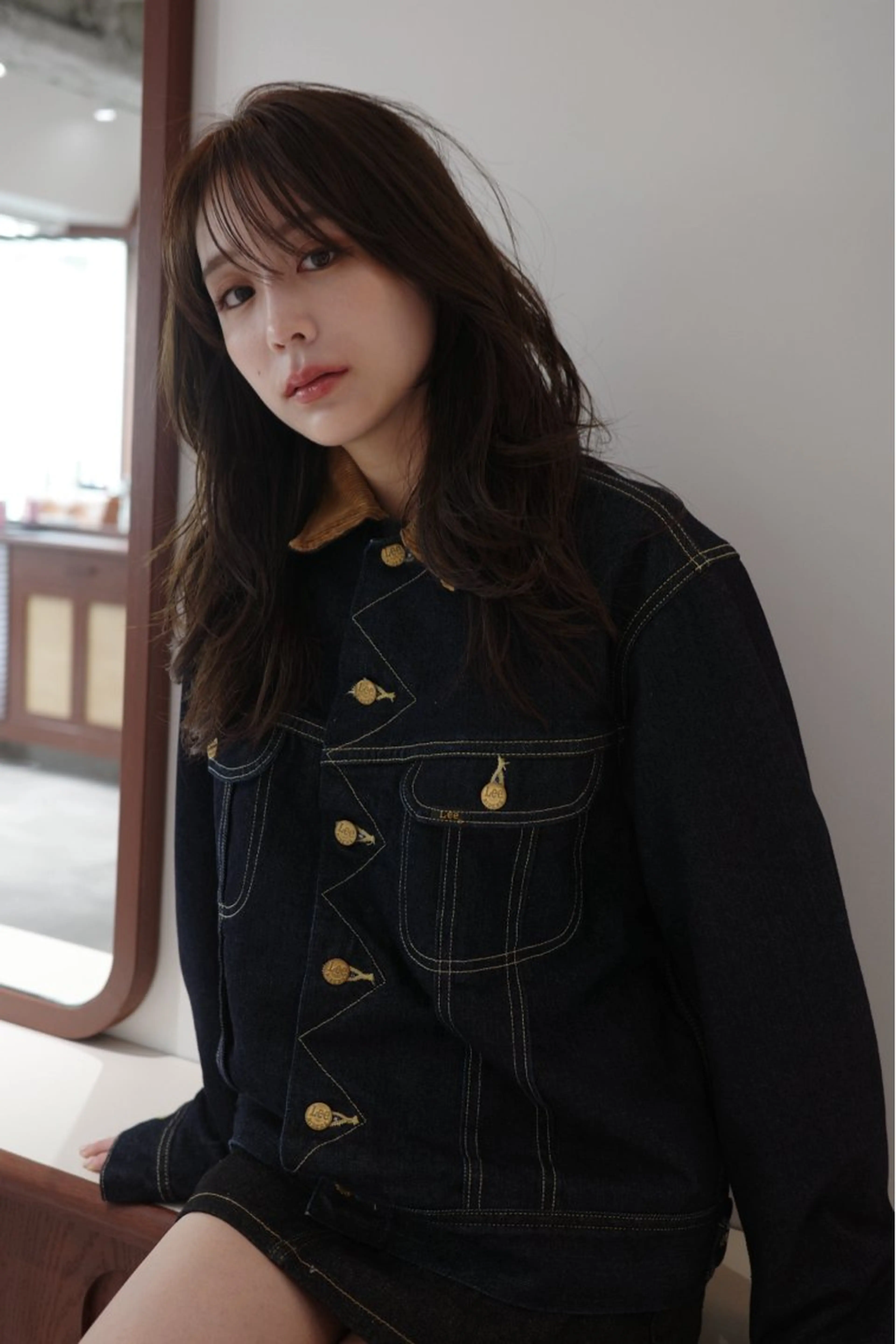 ロング カラー ショートボブ ブリーチ ダブルカラー イルミナカラー ブリーチなしカラー カット ヘアカラー トリートメント opus 店長大和 レイヤー/赤み消しのヘアスタイル