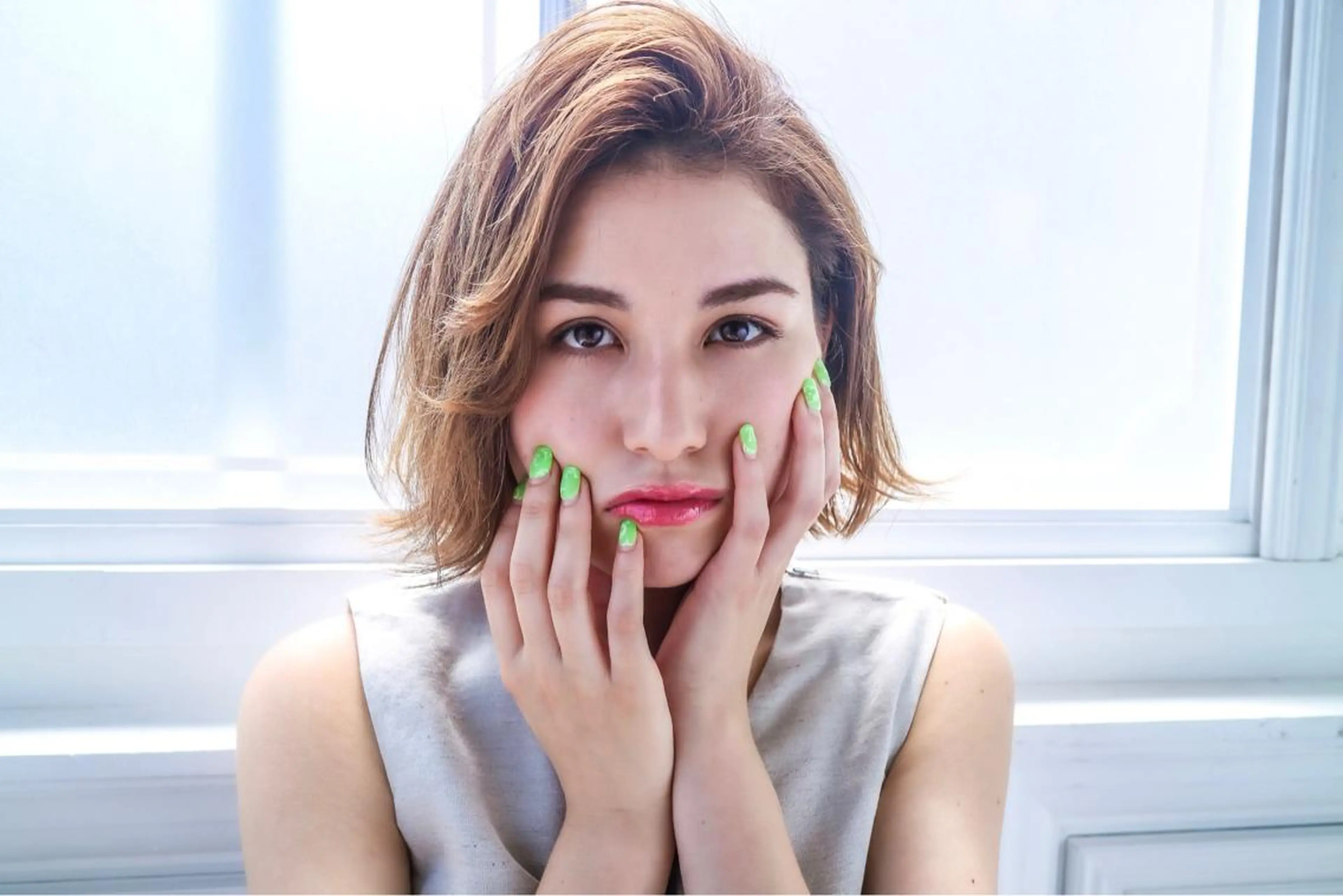 ショート カラー ヘアアレンジ 似合わせhair🔸 アサダ　タカコ🔸のヘアスタイル