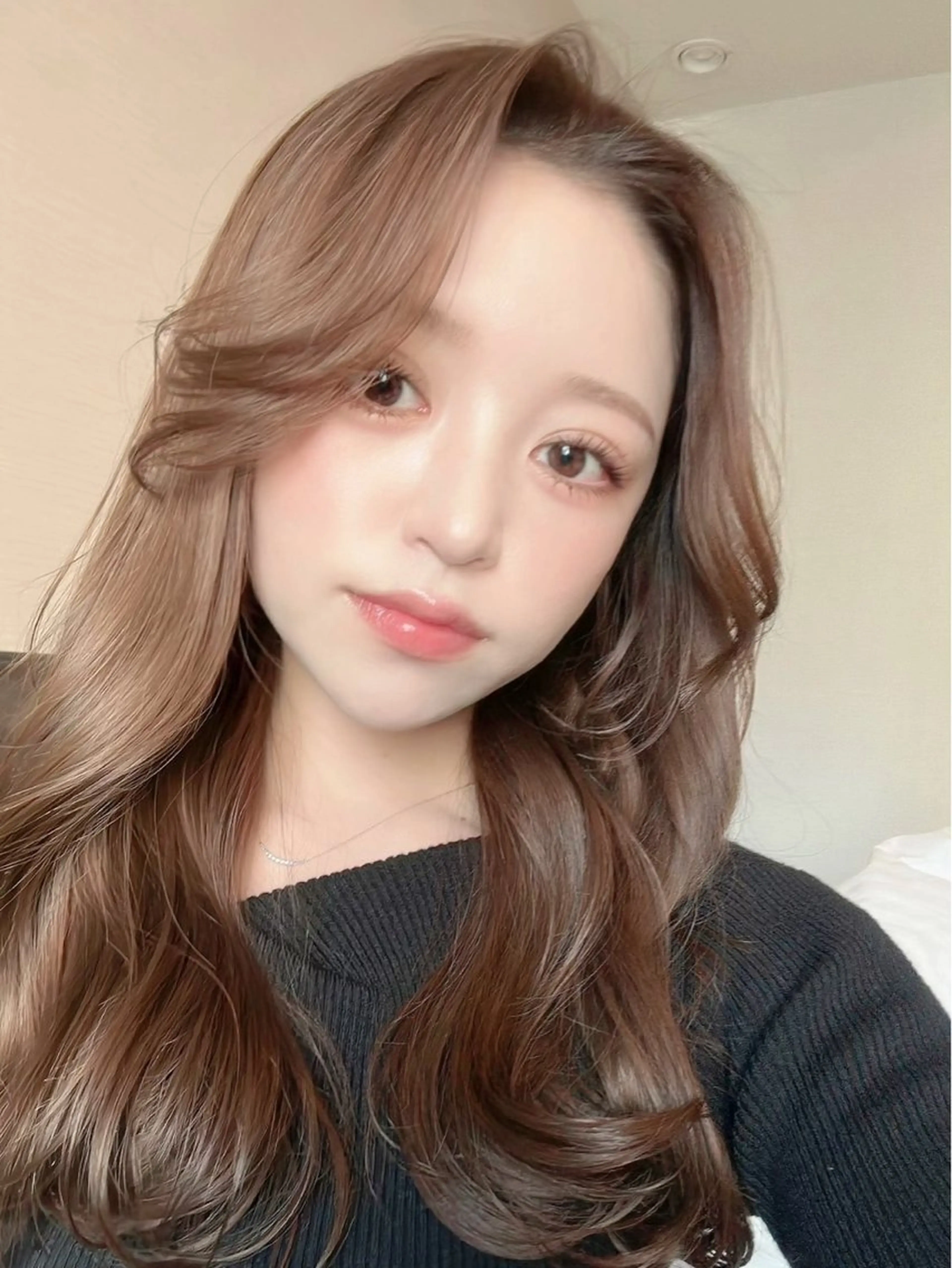 ロング カラー カット ヘアカラー トリートメント レイヤーカット /透明感カラー西田のヘアスタイル