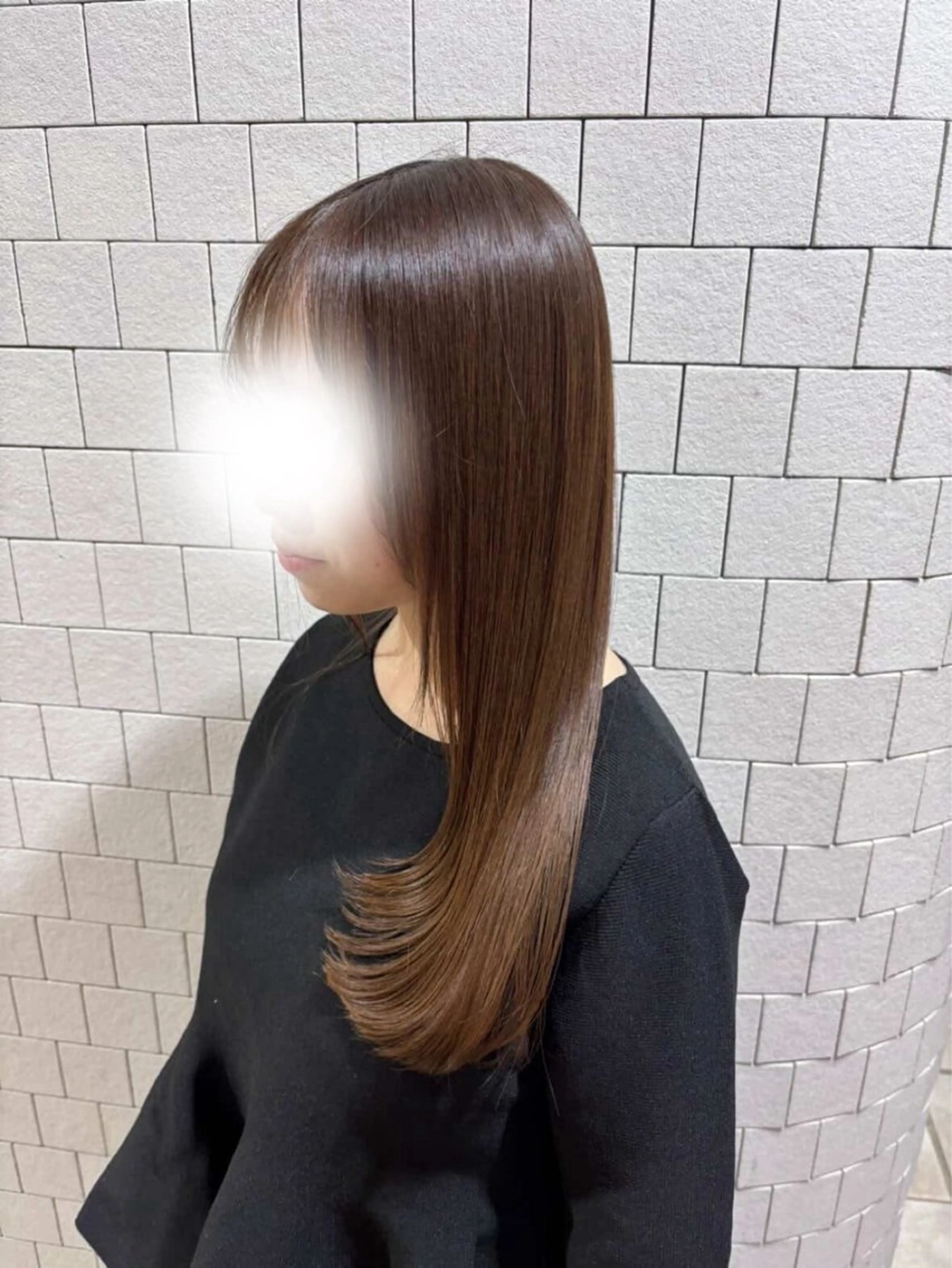 ロング カラー アディクシーカラー レイヤーカット カット ヘアカラー トリートメント エムプラス ヨツバコ店所属・萩原 琳之祐のヘアスタイル