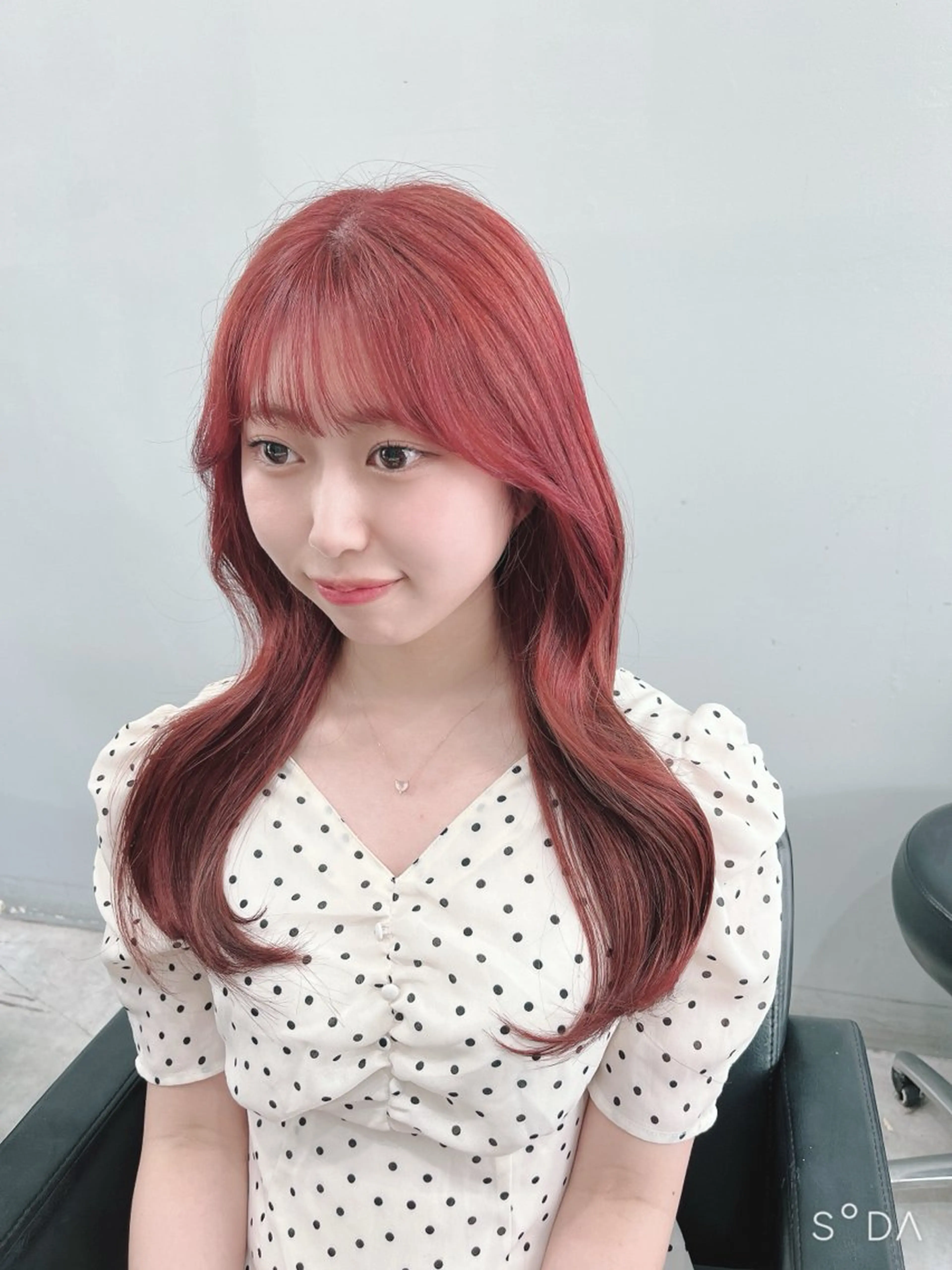 ロング ヘアカラー トリートメント ヘアセット 🎀透明感 カラー🎀ミズキのヘアスタイル