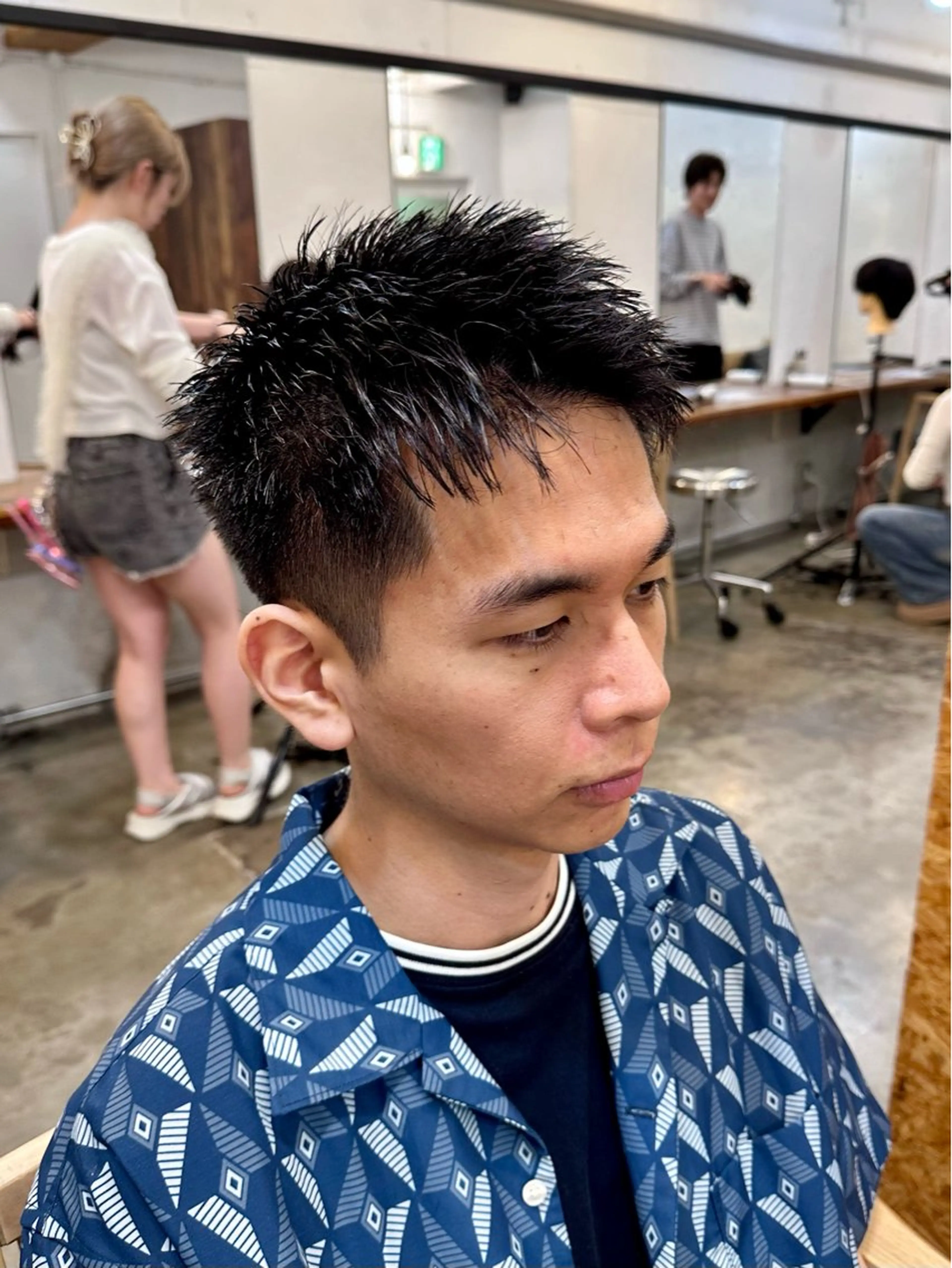 ショート メンズ 横浜/メンズ特化/ Farbe/田中颯斗のヘアスタイル