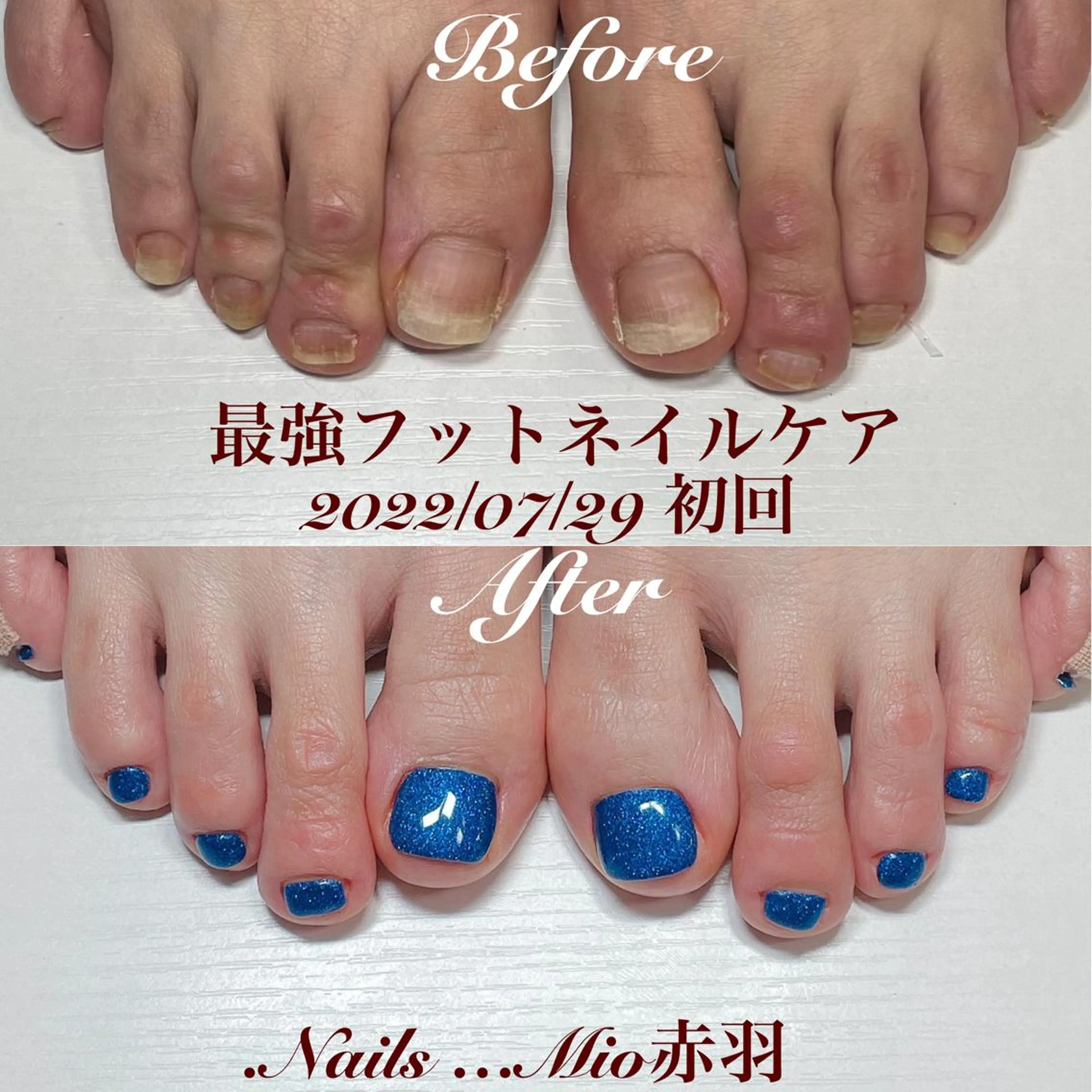 ネイル フットネイル .Nails Mio 赤羽西ネイルサロンのネイルデザイン