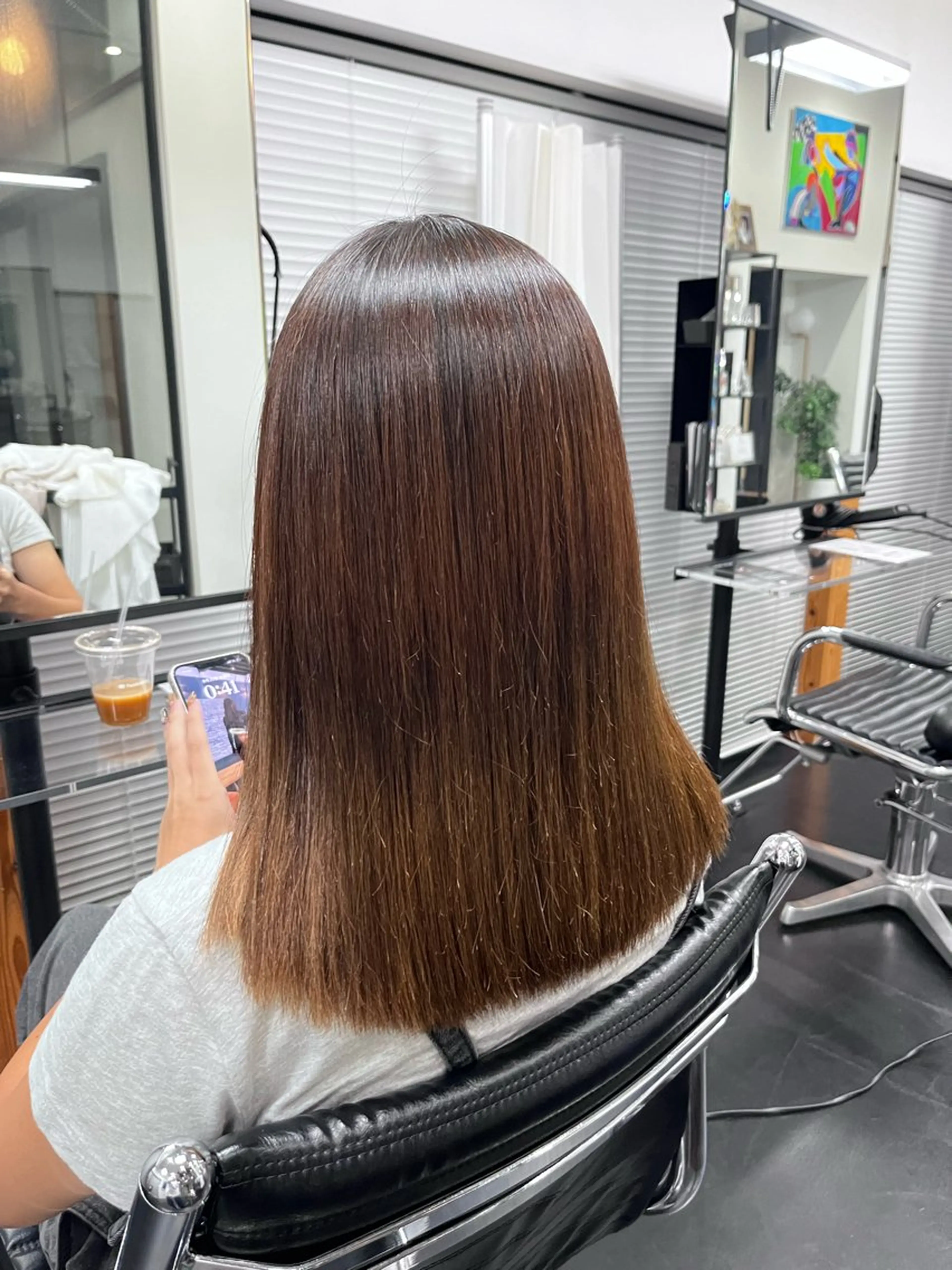 ロング 湯川 未咲希のヘアスタイル