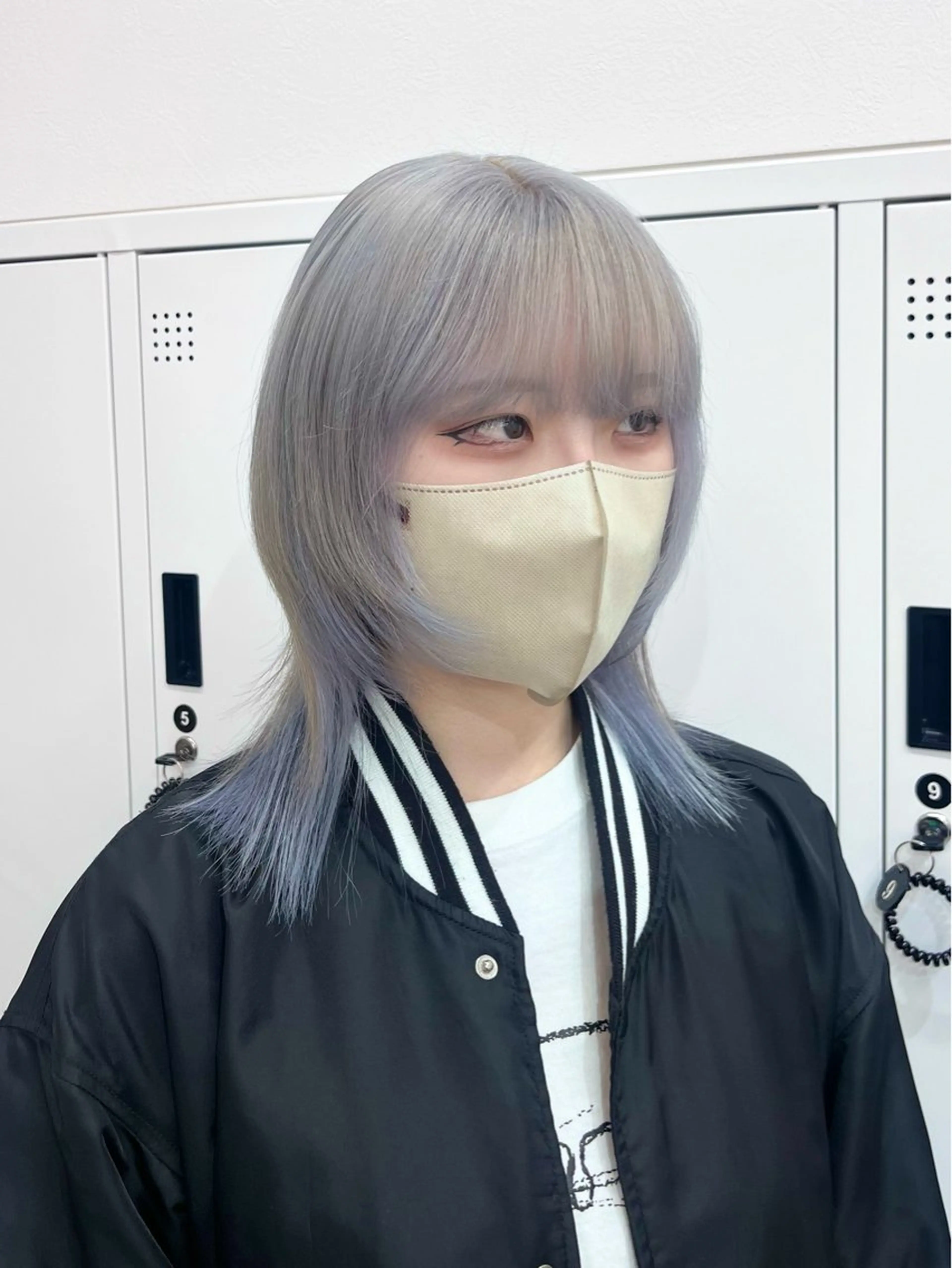 セミロング カラー ヘアアレンジ 𝐠𝐢𝐫𝐥𝐲 𝐦𝐨𝐝𝐞🖤のヘアスタイル